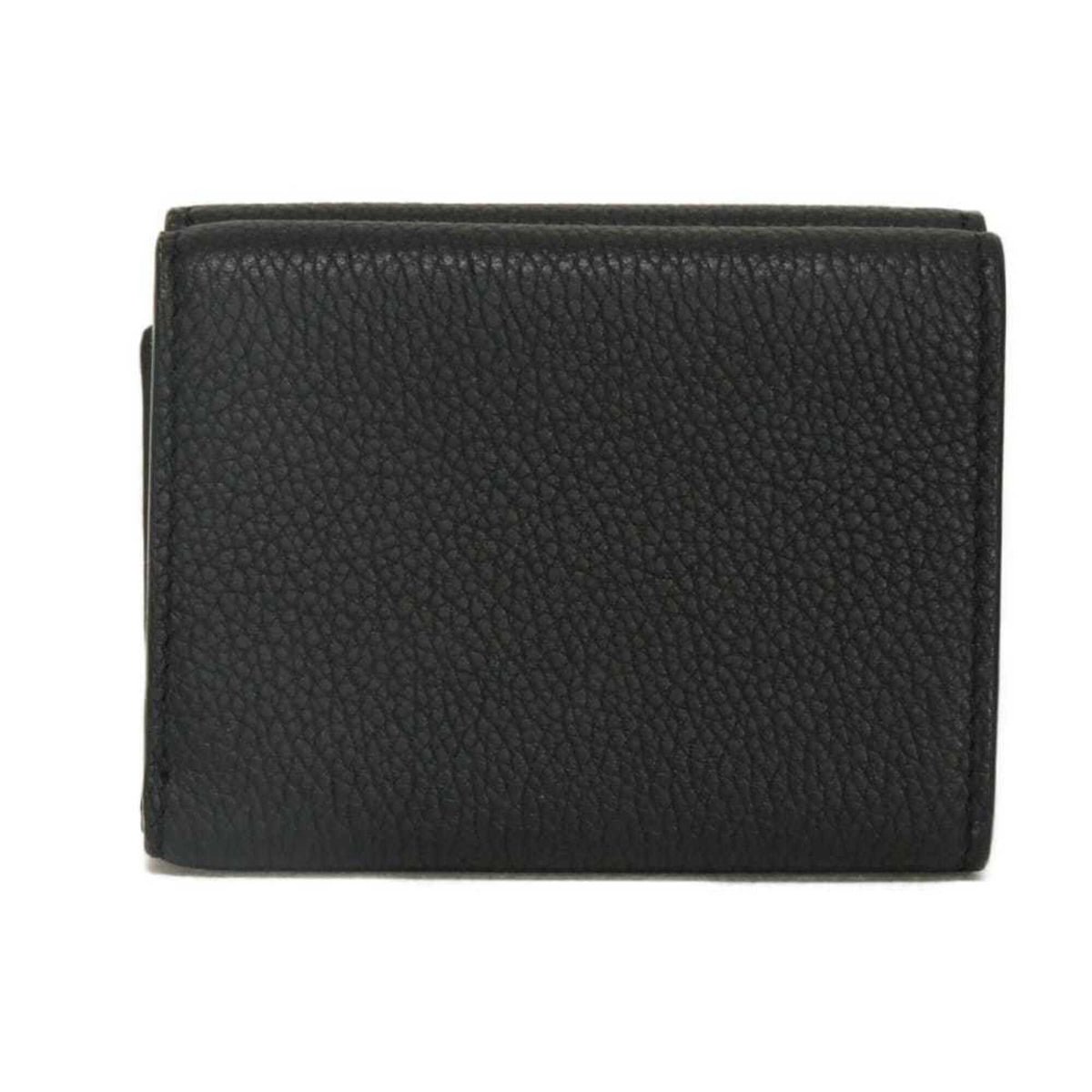 Fendi Black Gunmetal Wallet (Tri-Fold) (Pre-Owned)