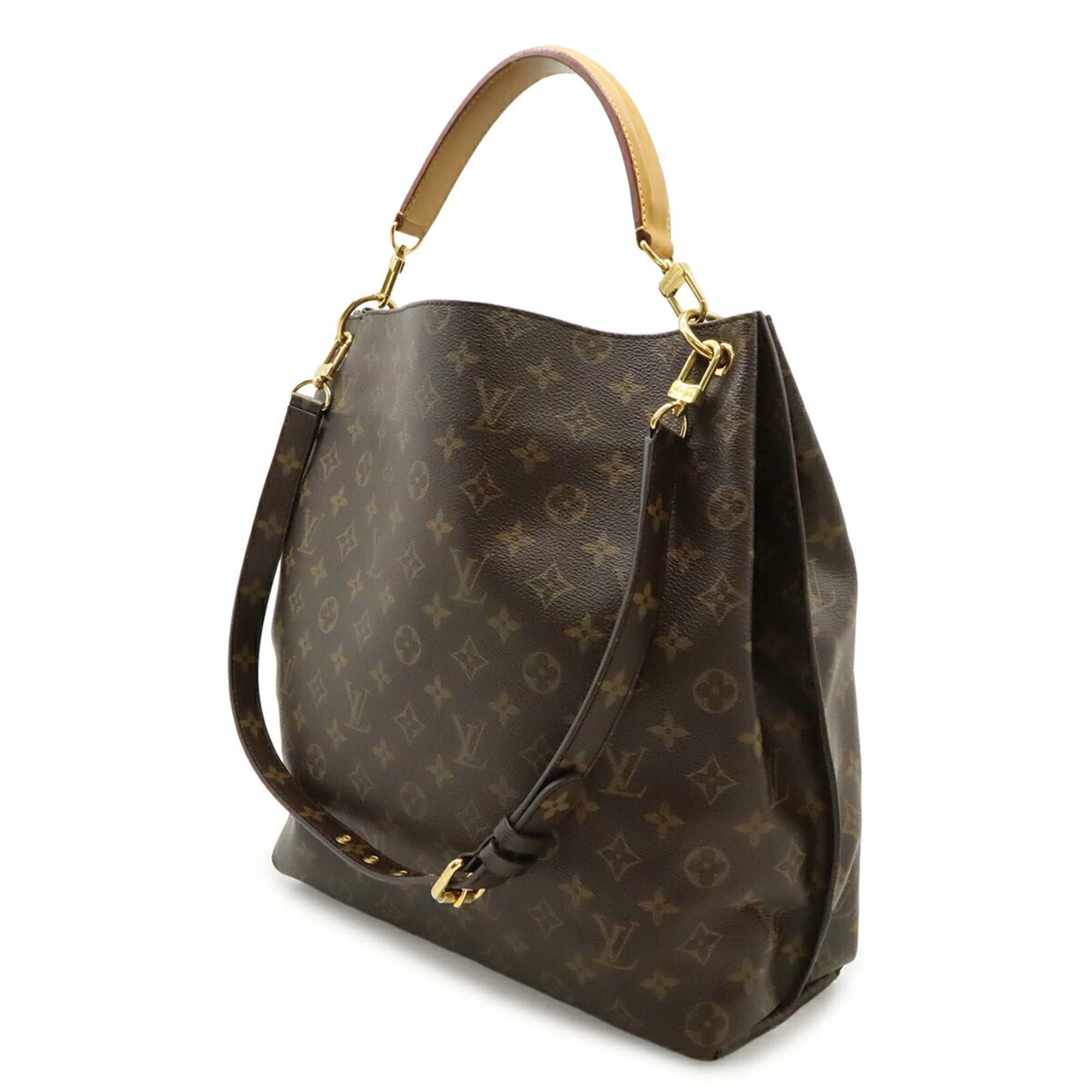 Louis Vuitton Brown Monogram Monogram Handbag Shoulder Bag (Pre-Owned)