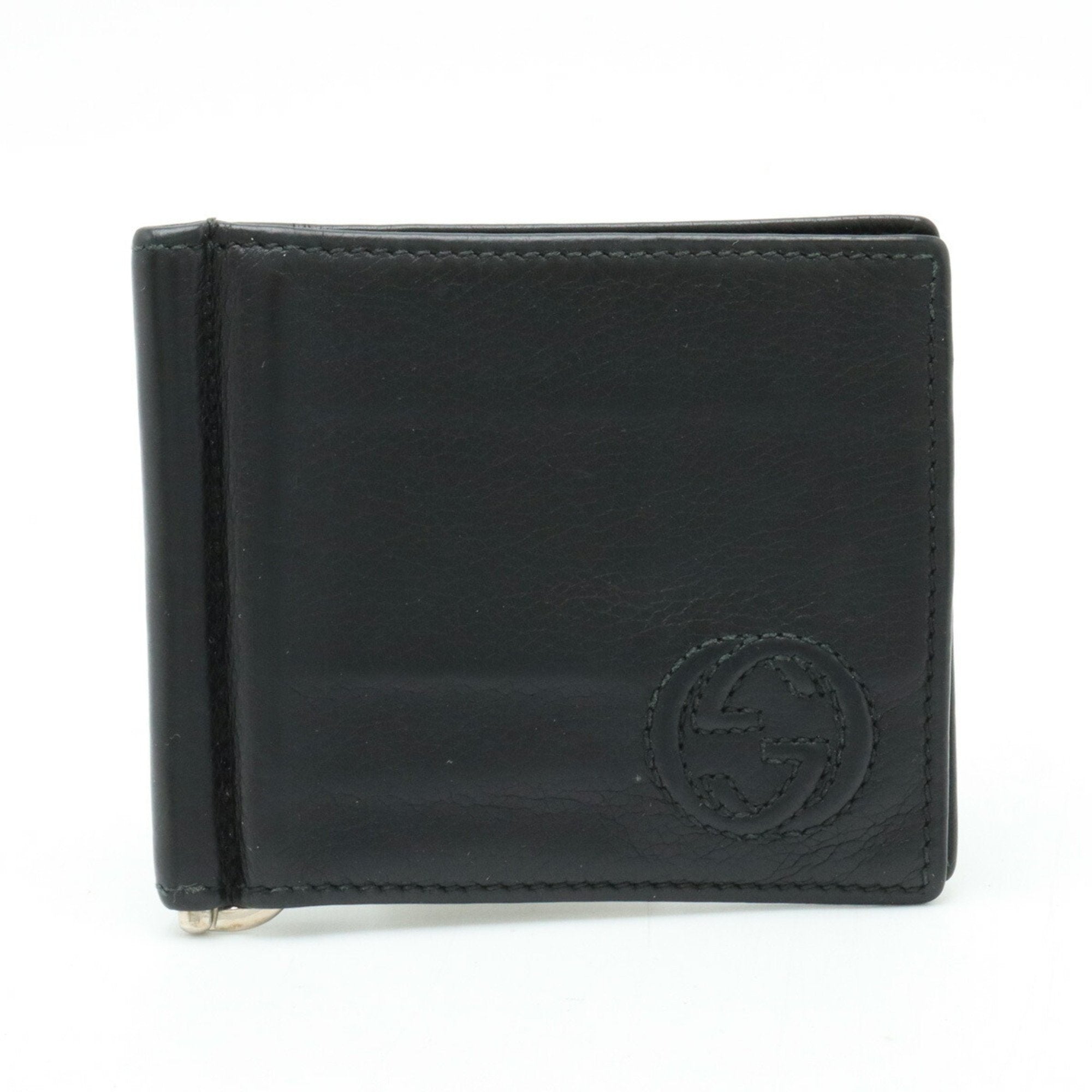 Gucci Black Leather Money Clip (Pre-Owned)
