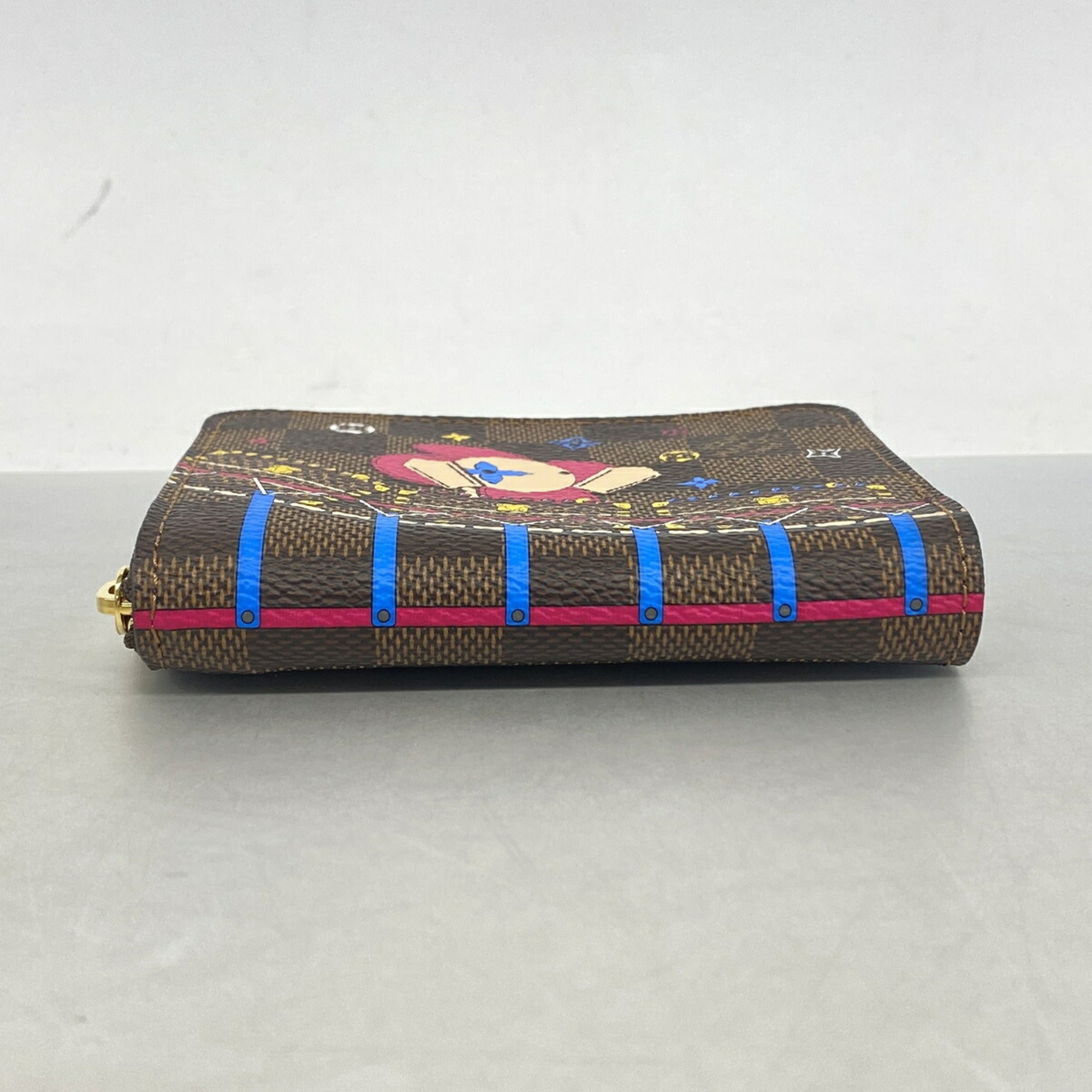 Louis Vuitton Ebene Coin Purse/Coin Case (Pre-Owned)