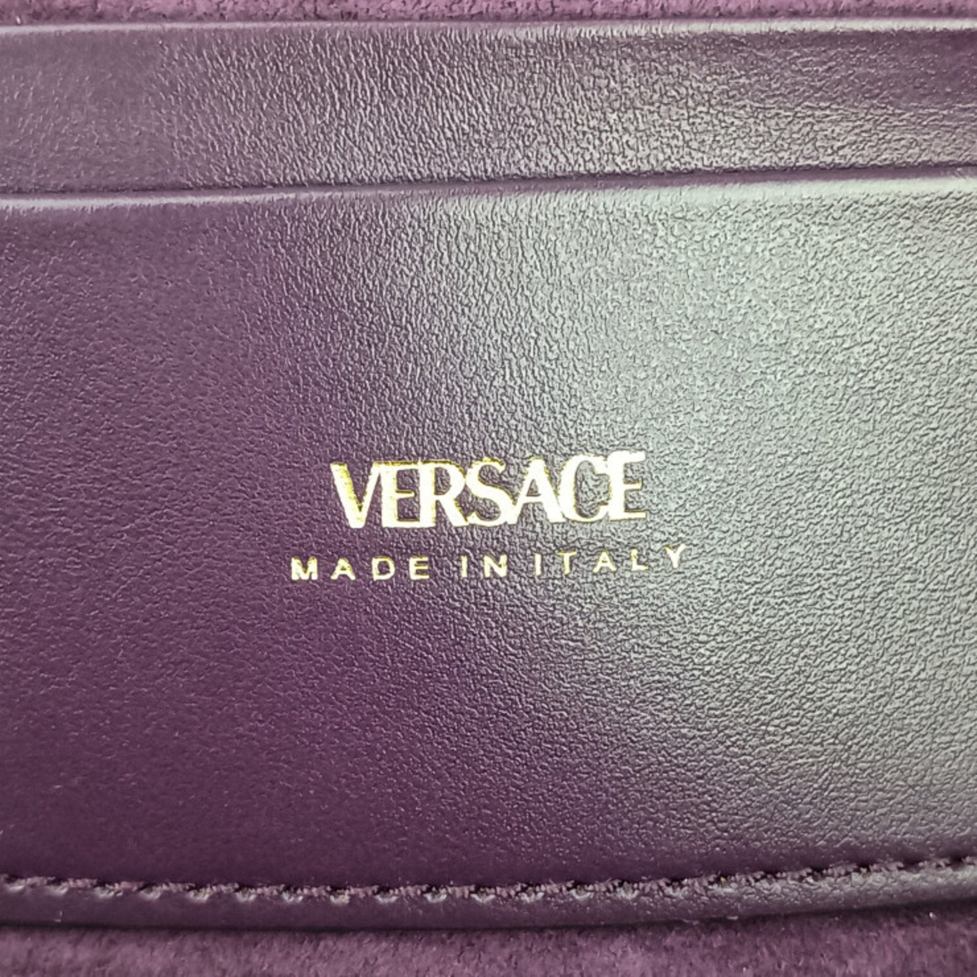 Versace Leather Fanny Pack Sling Bag (Pre-Owned)