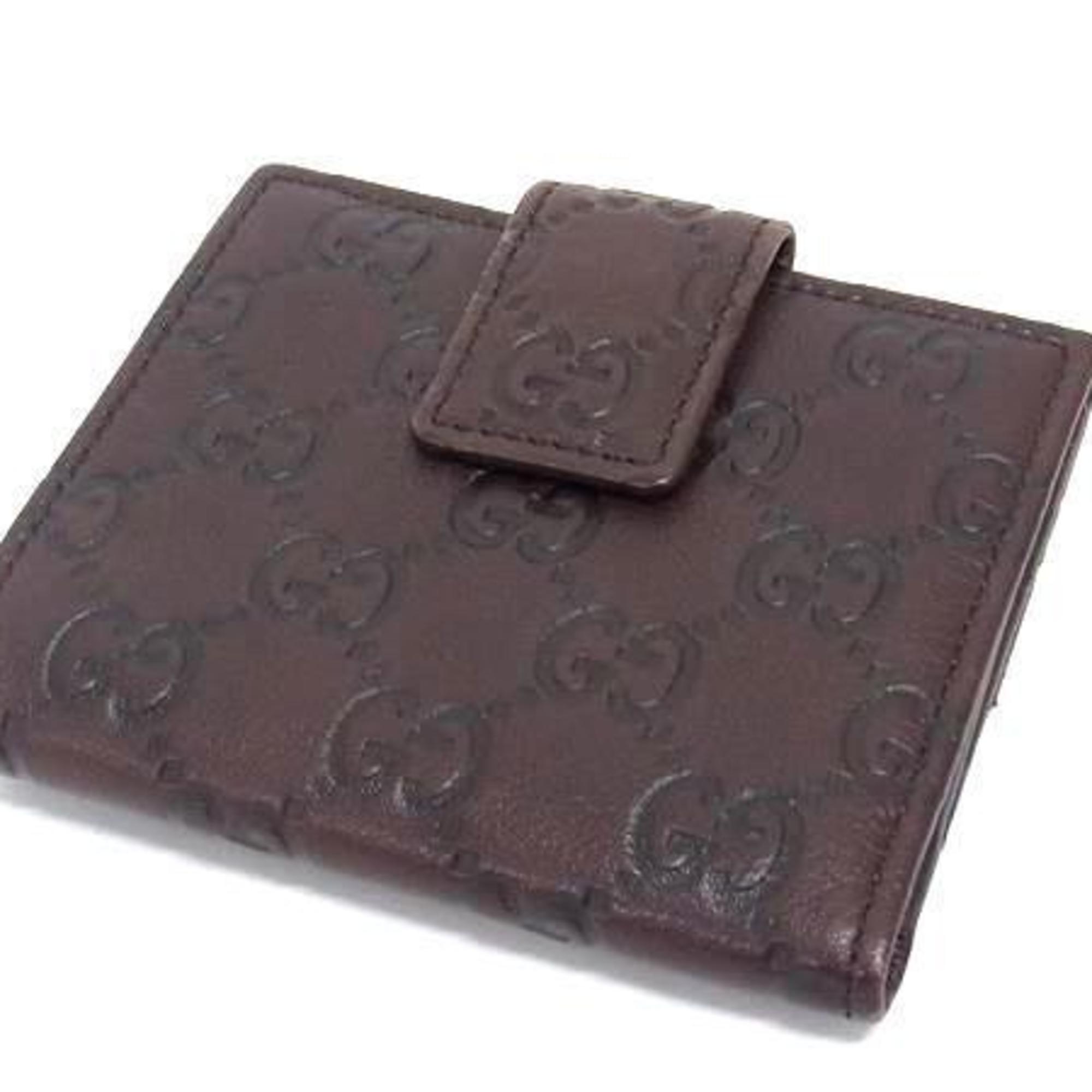 Gucci Brown Leather Wallet (Bi-Fold) (Pre-Owned)