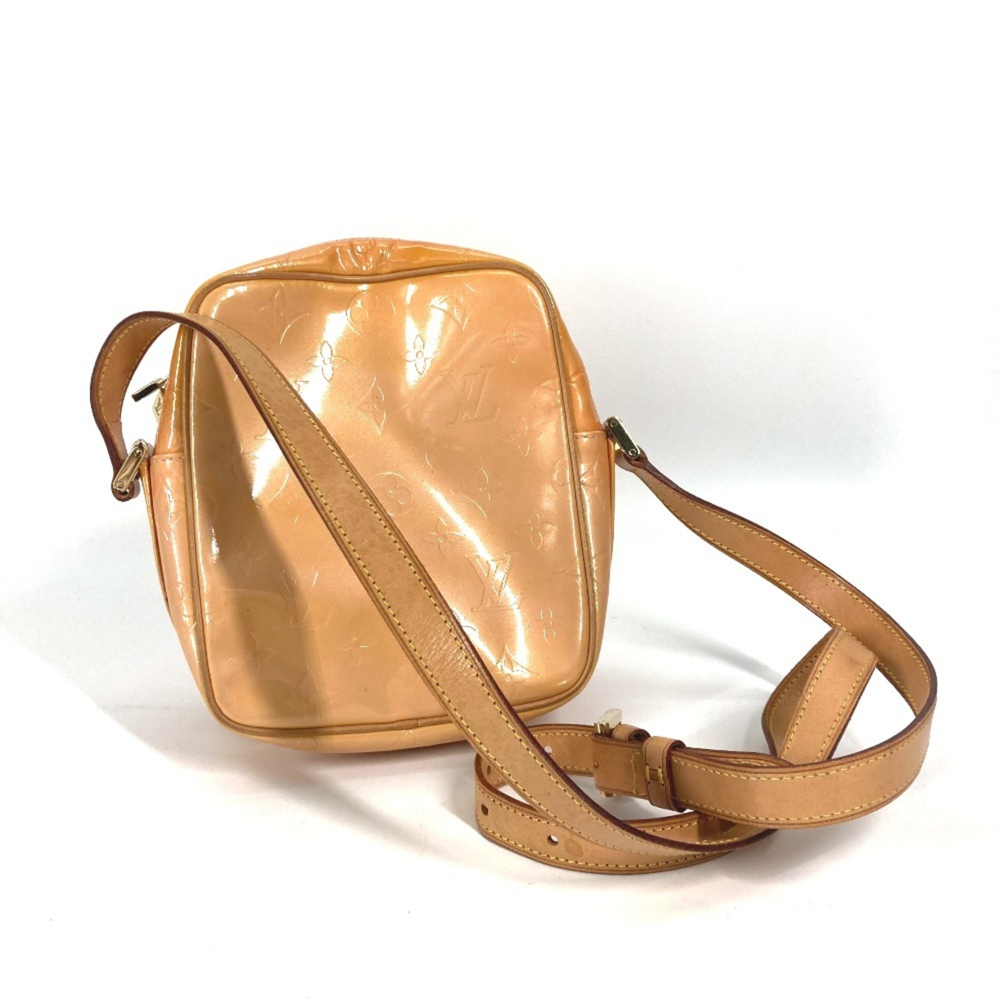 Louis Vuitton Pink Rose Rose Pink Monogram Vernis Pochette Shoulder Bag (Pre-Owned)