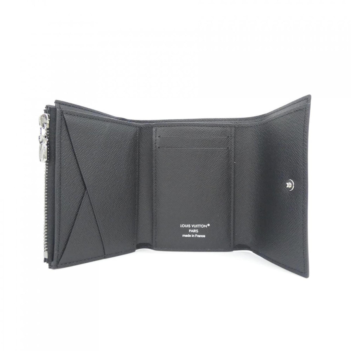 Louis Vuitton Monogram Eclipse Black Coated Canvas Wallet (Tri-Fold) (Pre-Owned)