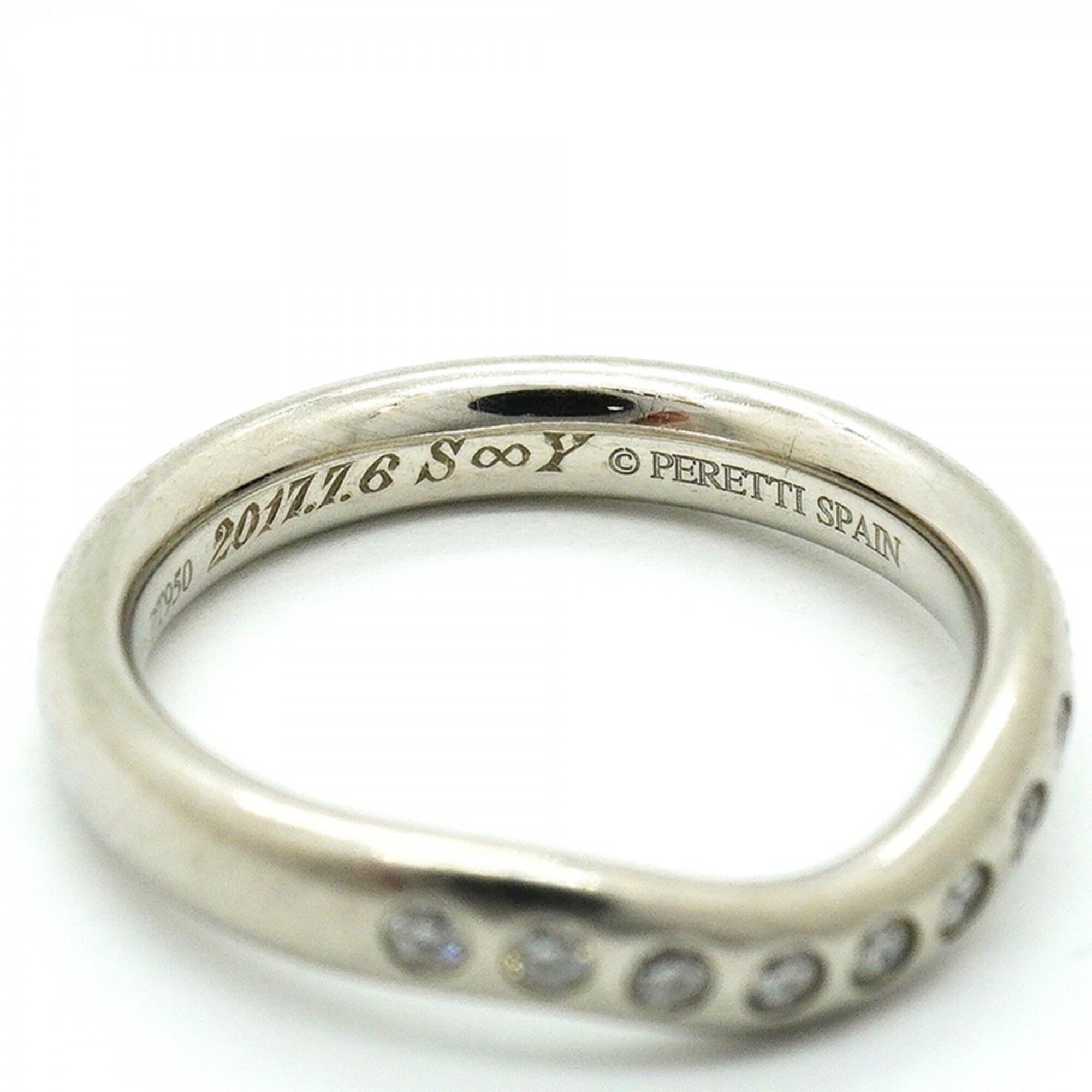 Tiffany Platinum 950 Band Ring (Pre-Owned)