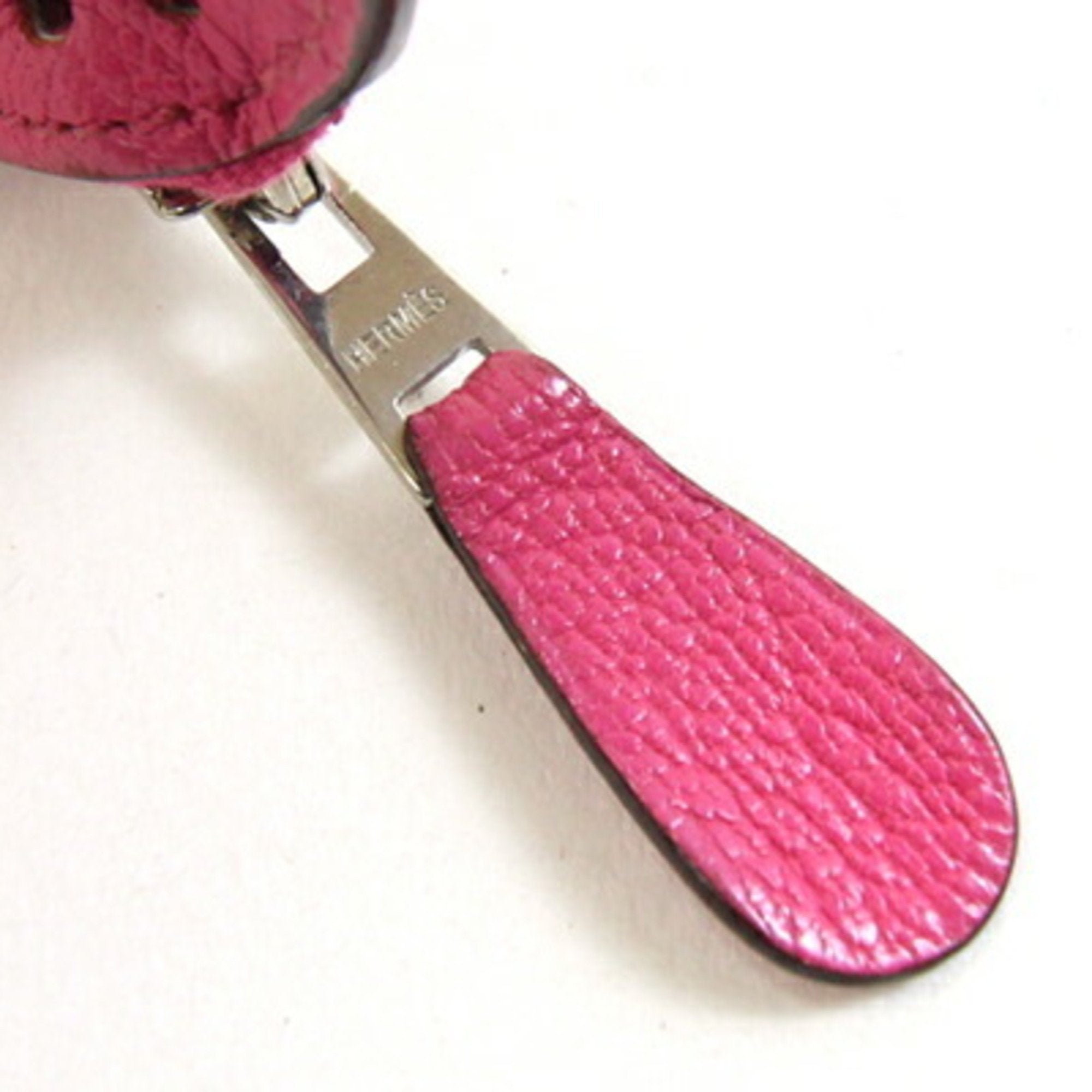 Hermes Pink Rose Tyrien Chevre Leather Coin Purse/Coin Case (Pre-Owned)