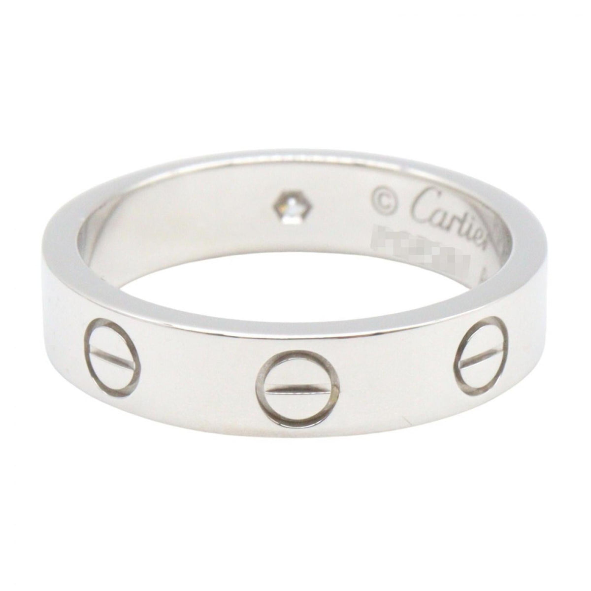 Cartier White Gold White Gold (18K) Band Ring (Pre-Owned)