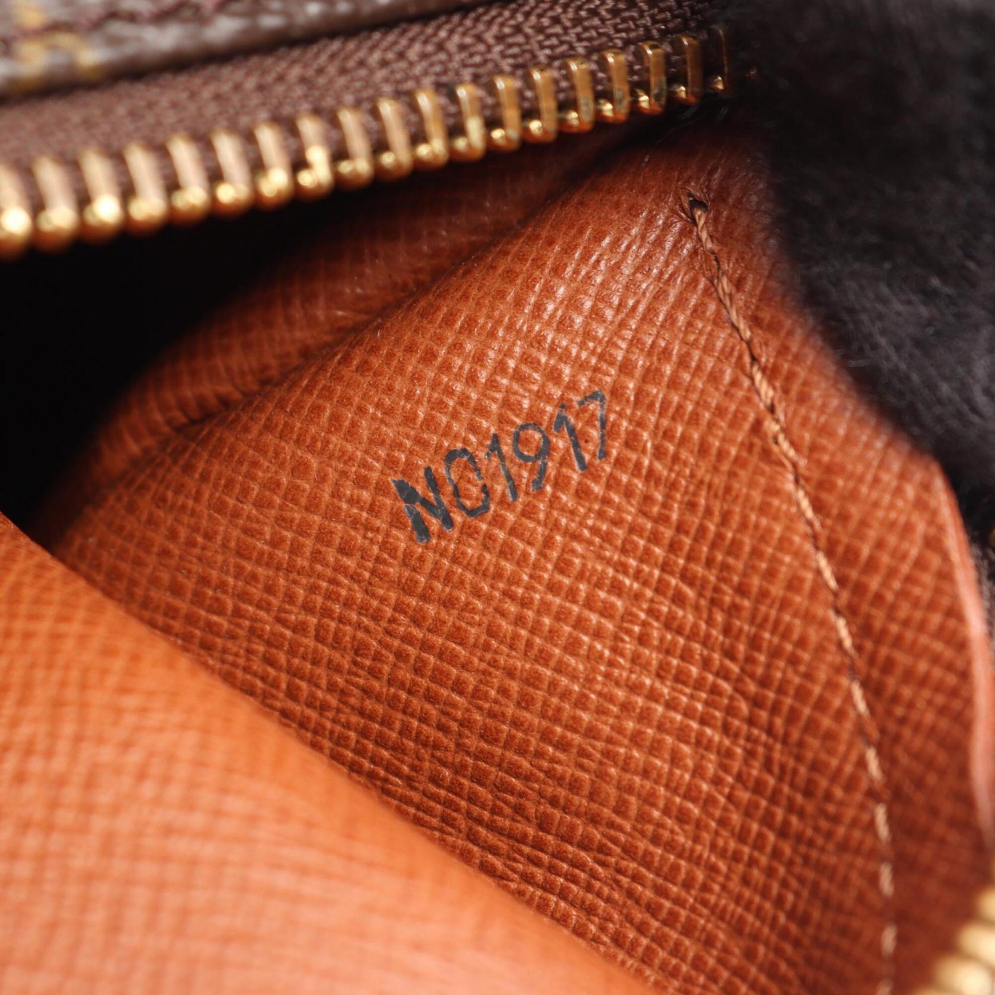 Louis Vuitton Monogram Brown Coated Canvas Leather Handbag (Pre-Owned)