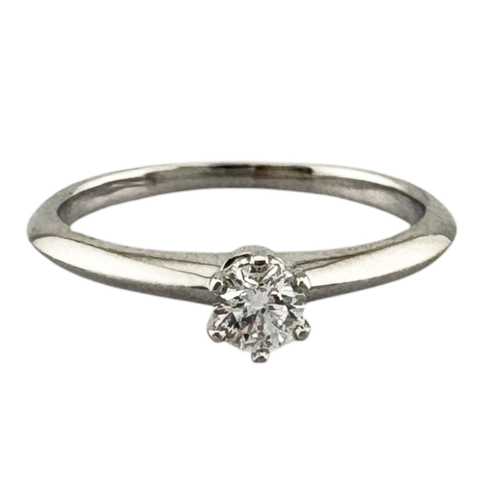 Tiffany Platinum Platinum 950 Band Ring (Pre-Owned)