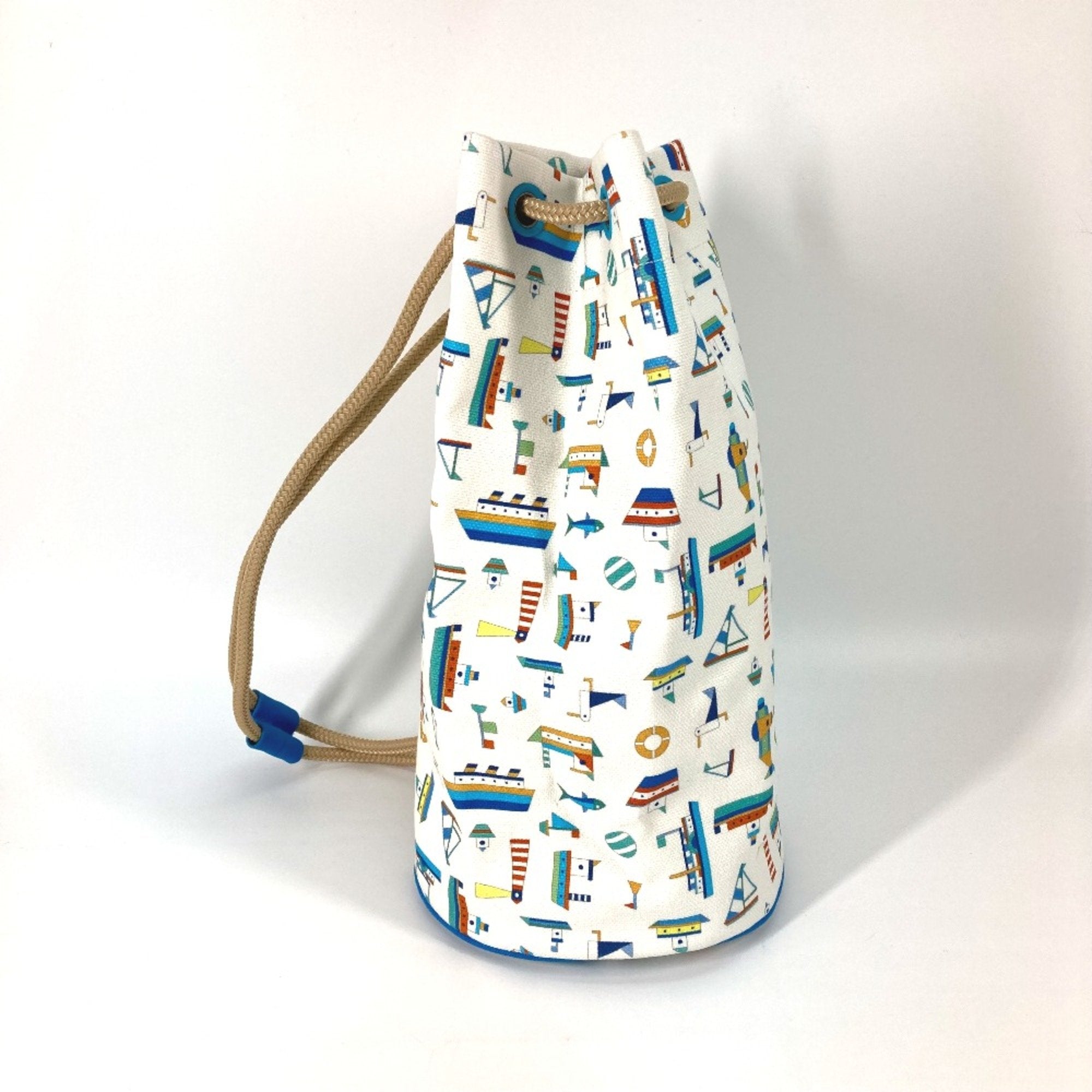 Hermes White Cotton Shoulder Bag (Pre-Owned)