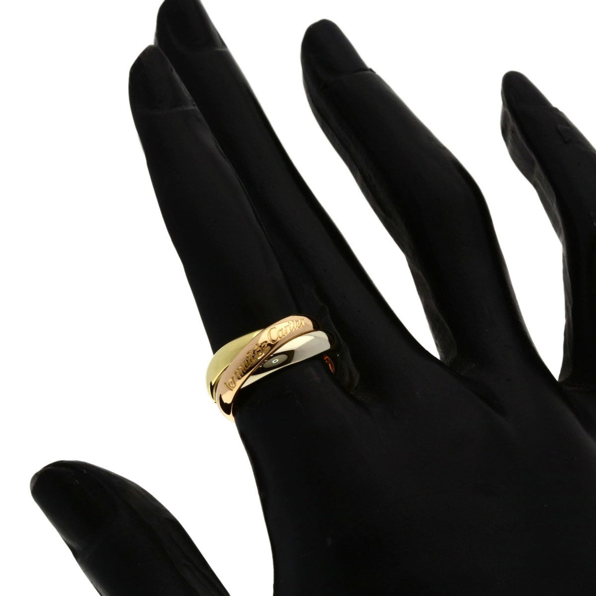 Cartier Trinity Yellow Gold (18K) Pink Gold (18K) White Gold (18K) Band Ring (Pre-Owned)