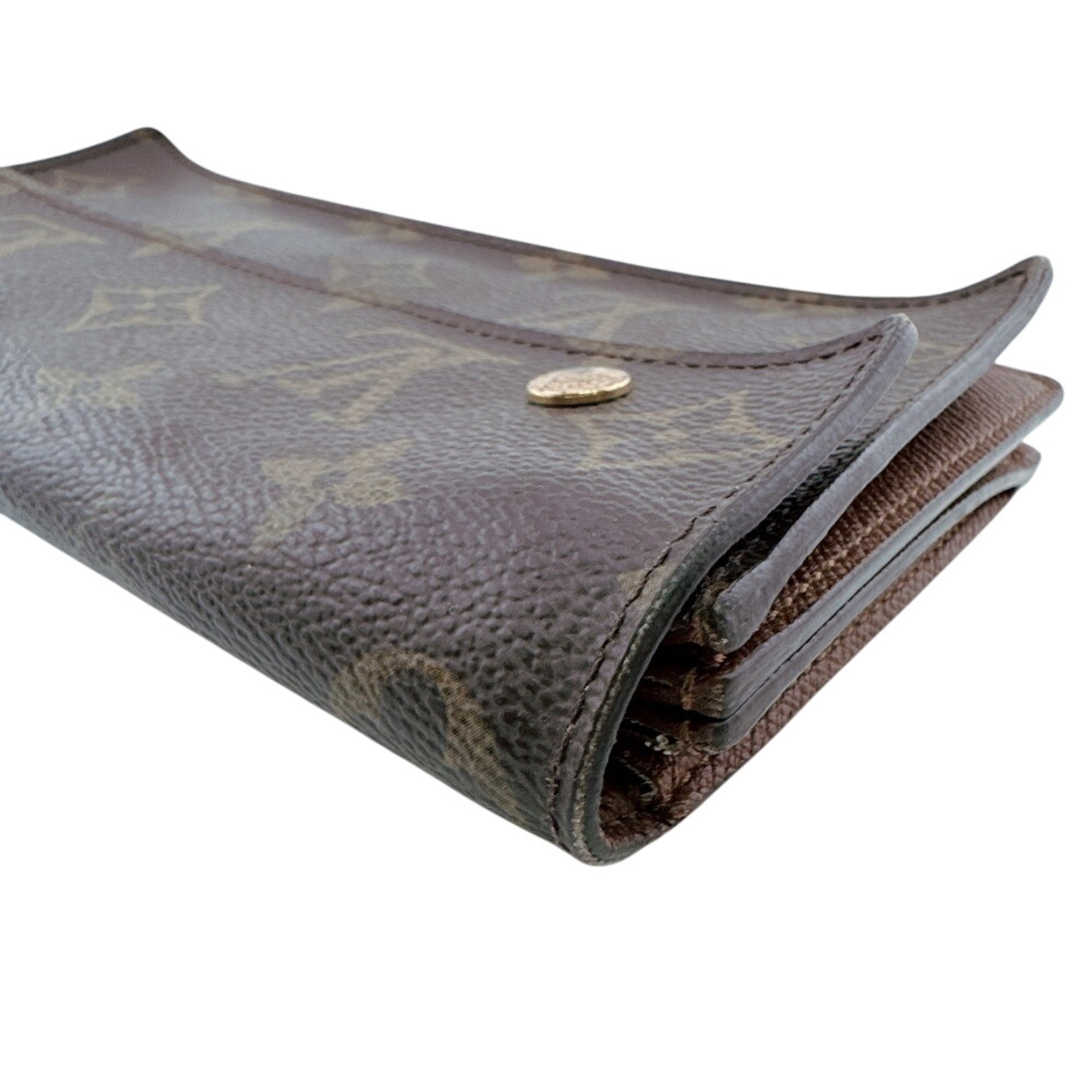 Louis Vuitton Brown Monogram Monogram Long Wallet (Bi-Fold) (Pre-Owned)