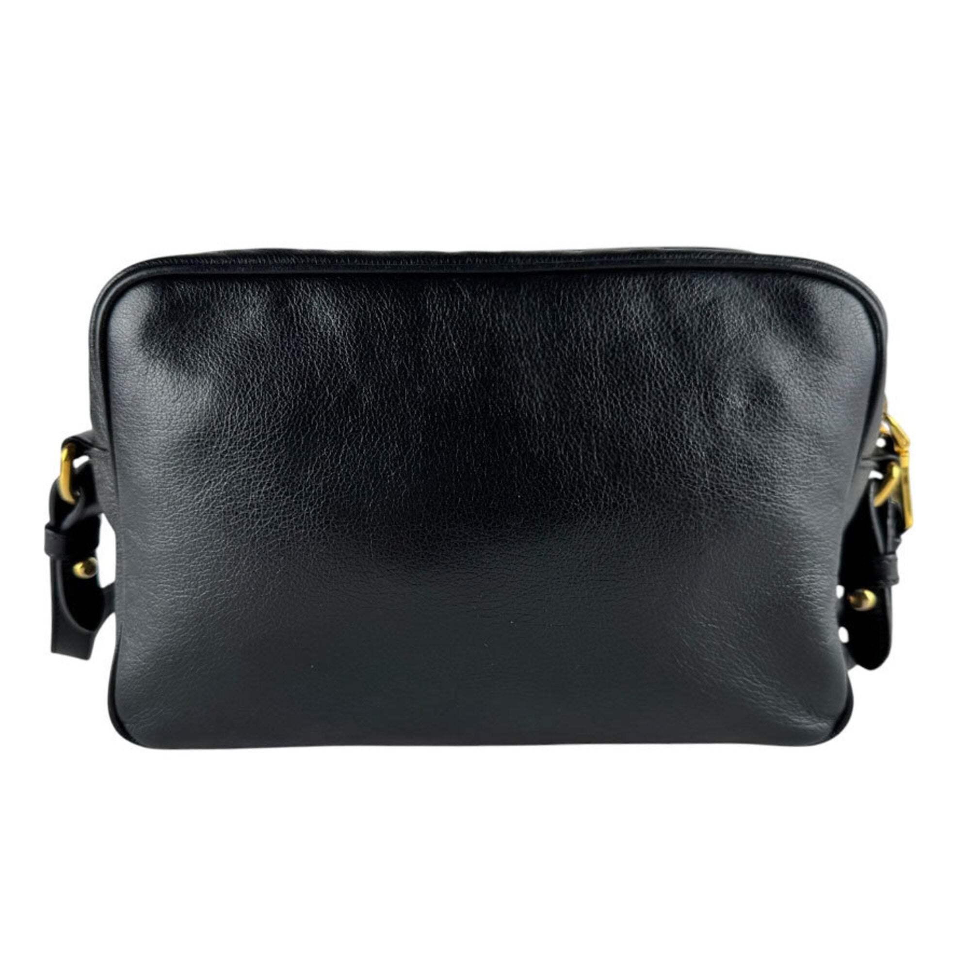 Prada Black Leather Shoulder Bag (Pre-Owned)