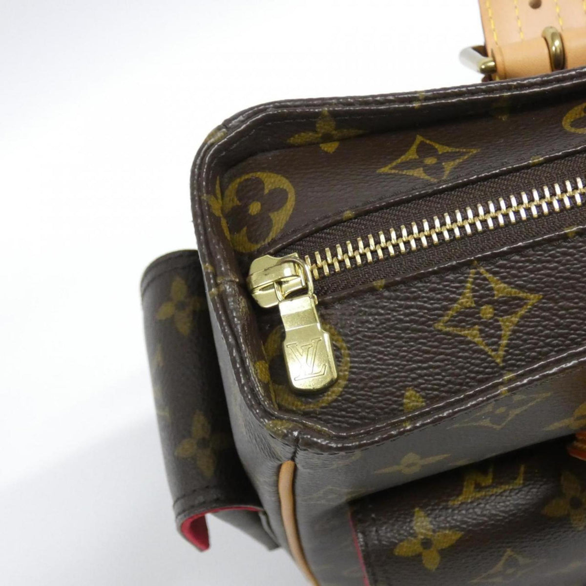 Louis Vuitton Brown Coated Canvas Handbag (Pre-Owned)