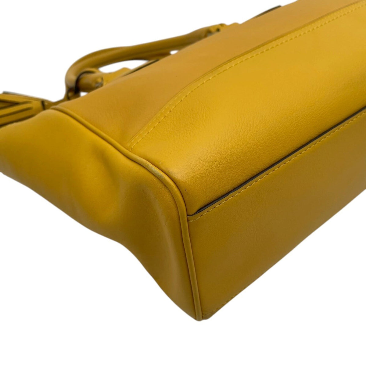 Coach Yellow Leather Handbag (Pre-Owned)