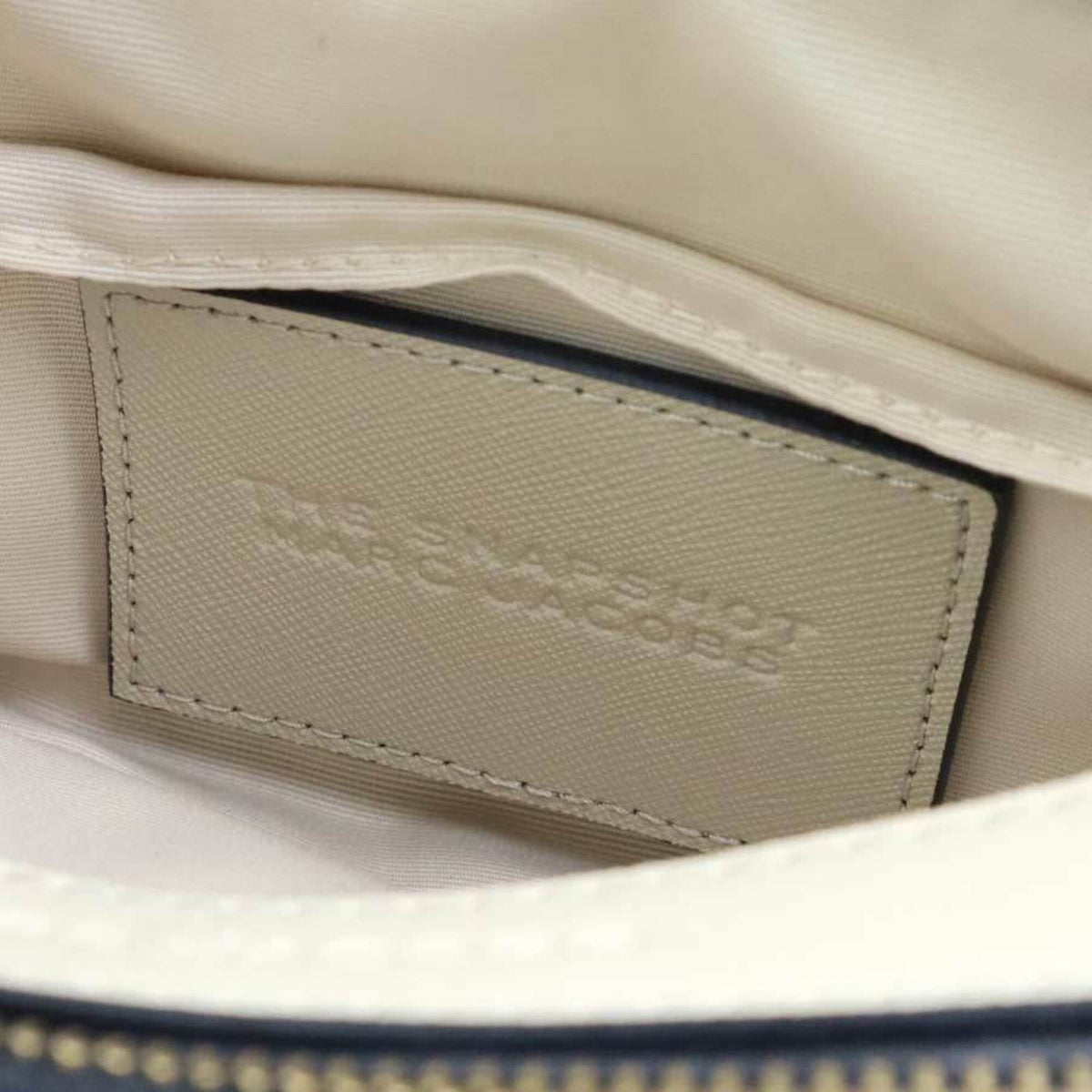 Marc Jacobs Beige Gray Pink Coated Canvas Shoulder Bag (Pre-Owned)