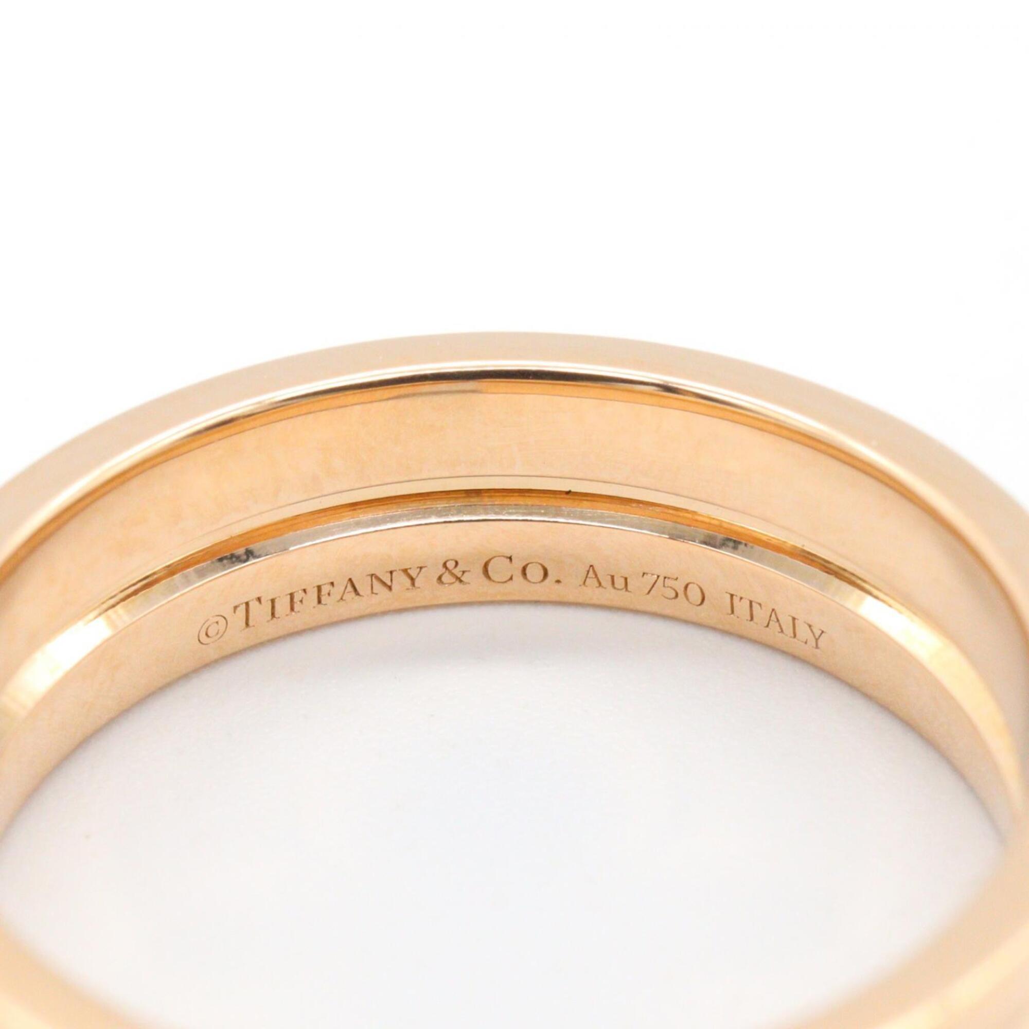 Tiffany Gold Clear Pink Gold (18K) Band Ring (Pre-Owned)