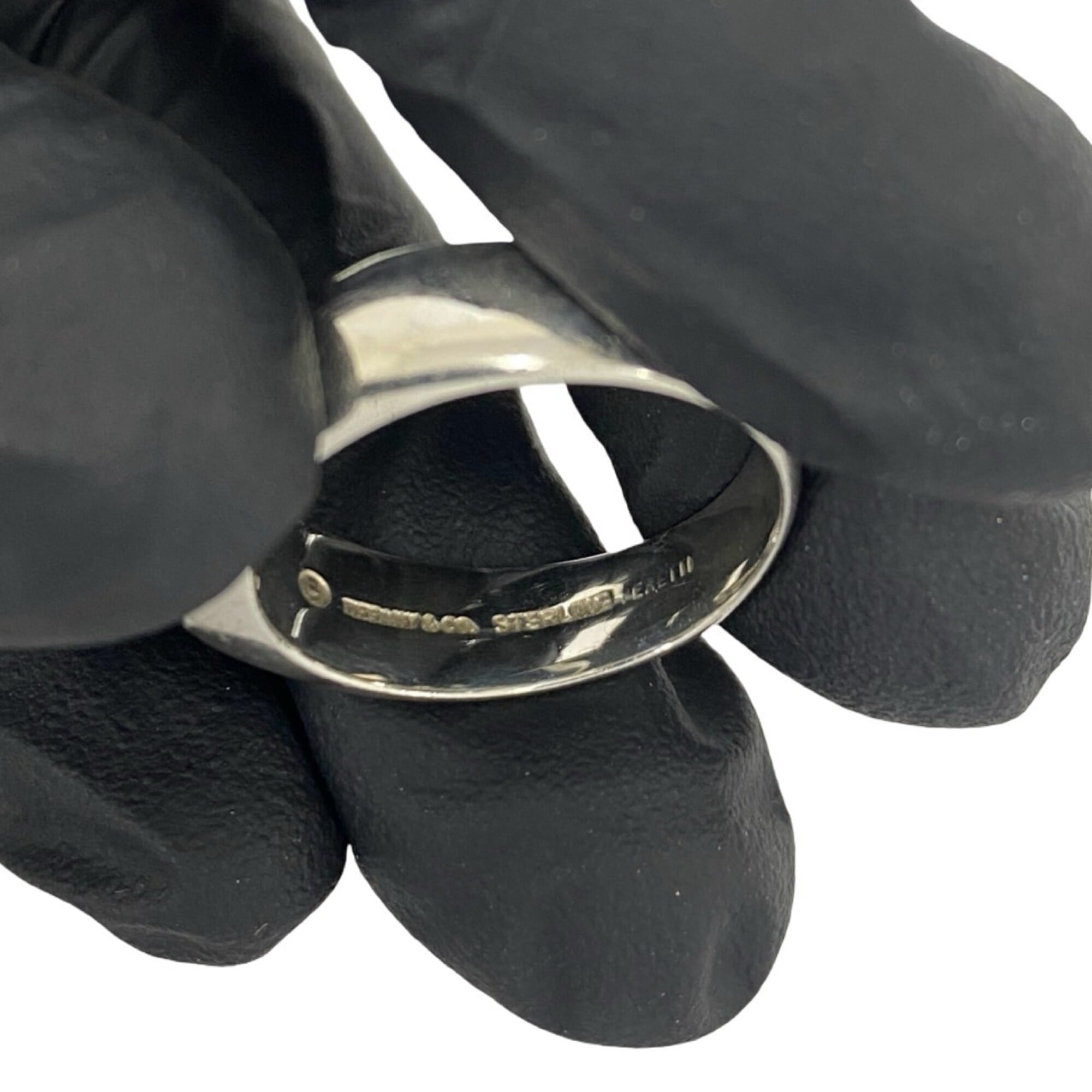 Tiffany Silver Silver 925 Band Ring (Pre-Owned)