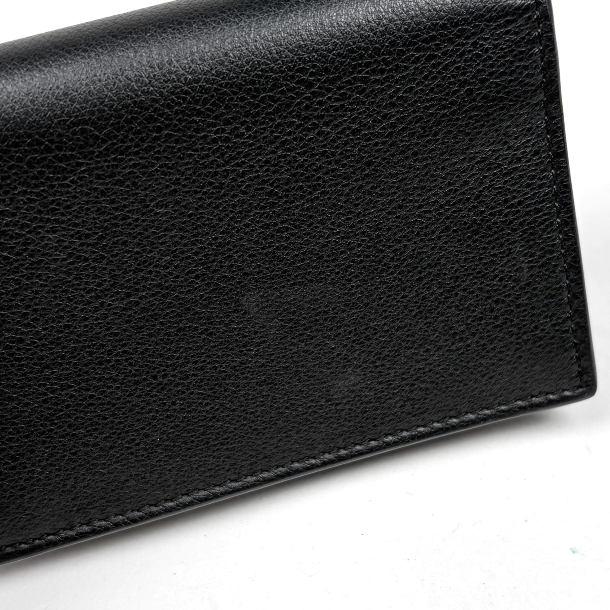 Prada Black Leather Wallet (Bi-Fold) (Pre-Owned)
