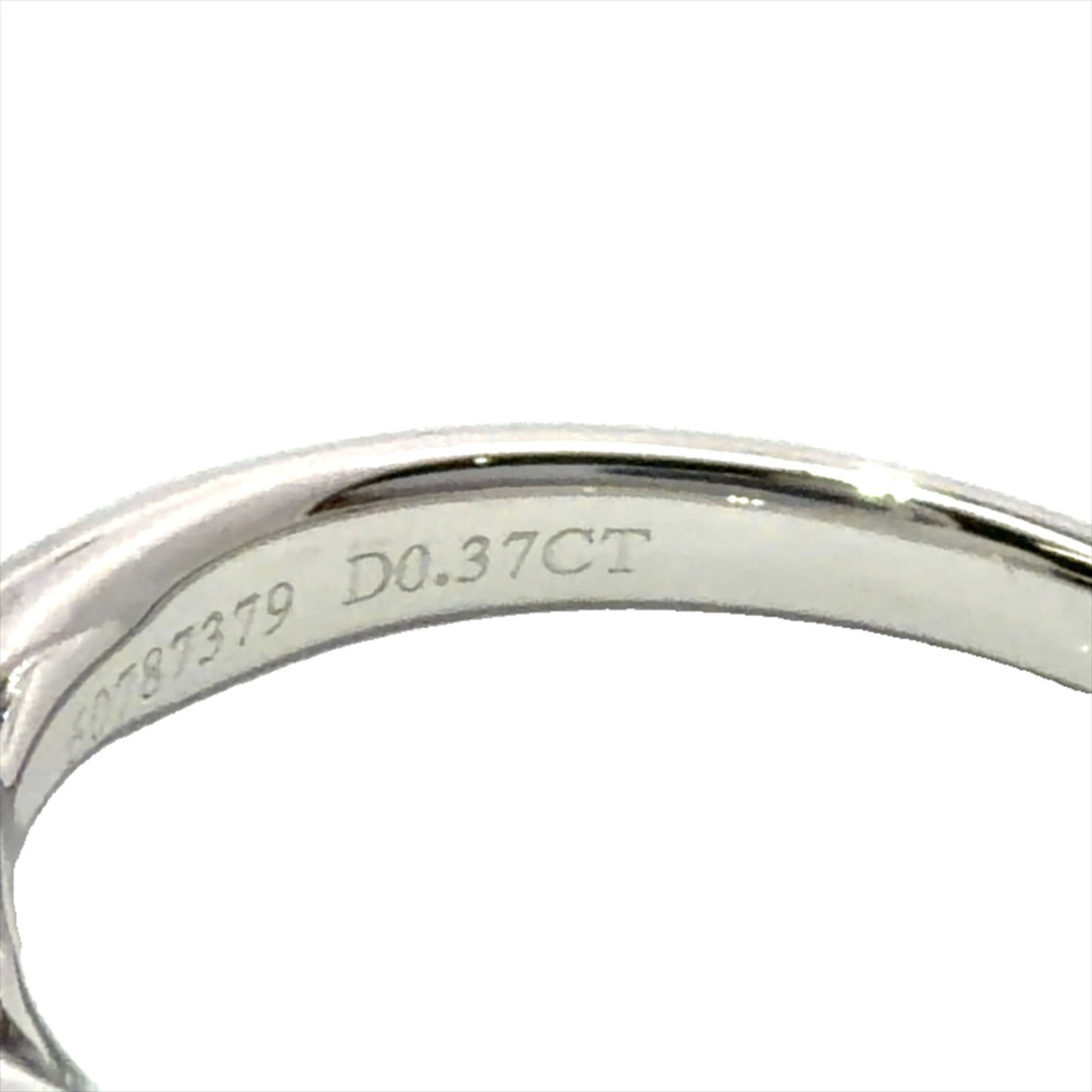 Tiffany Platinum Platinum 950 Band Ring (Pre-Owned)