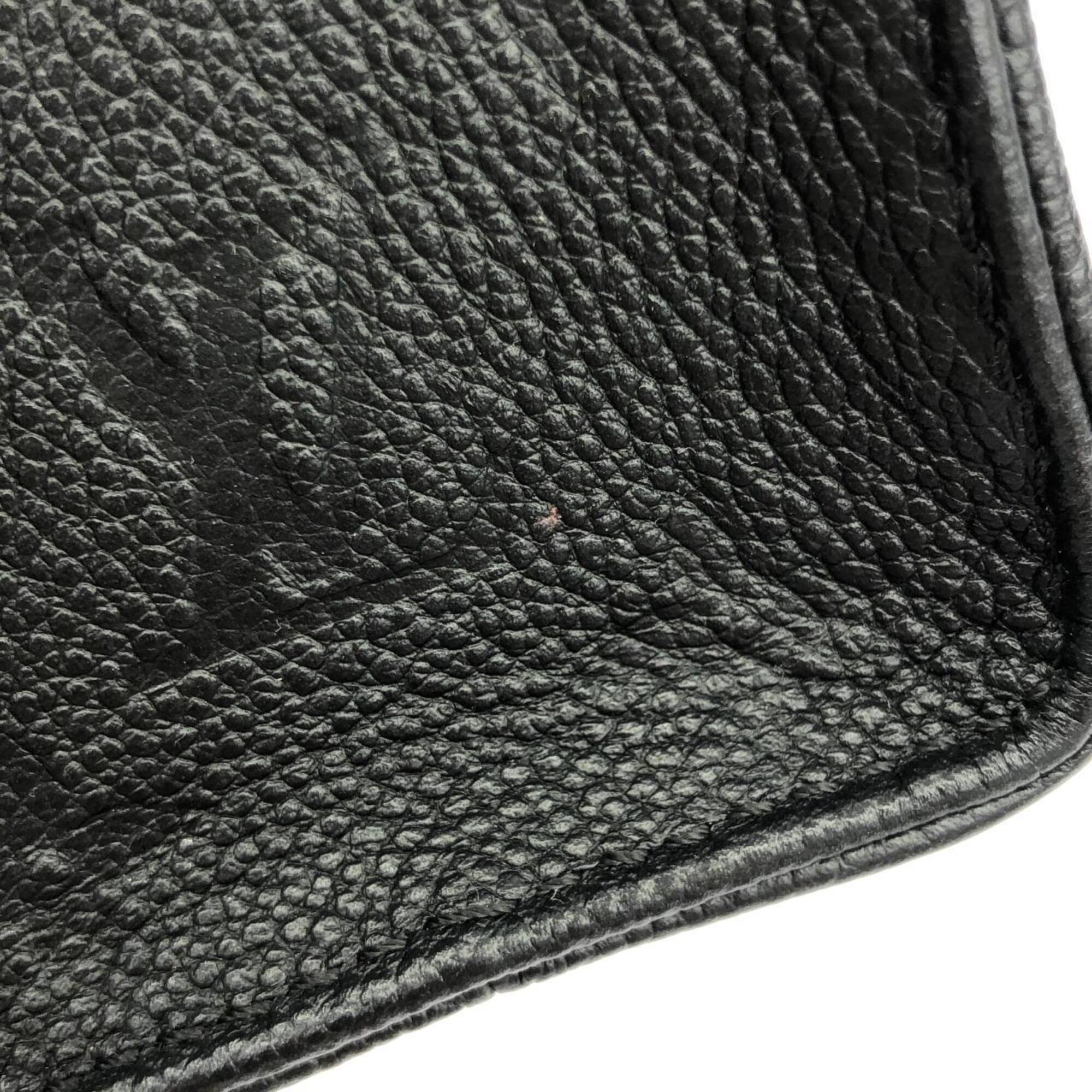 Louis Vuitton Black Leather Handbag (Pre-Owned)