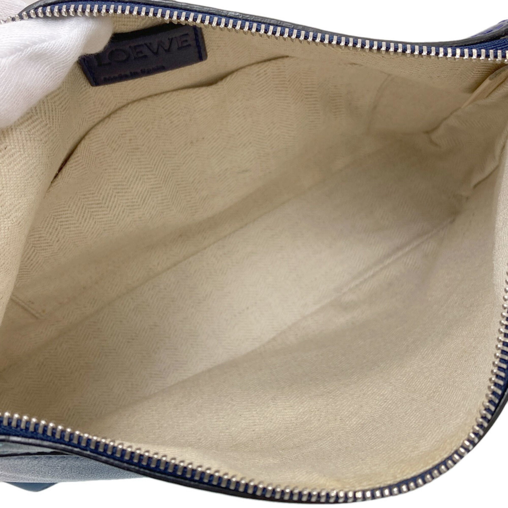 Loewe Puzzle Blue Shoulder Bag (Pre-Owned)