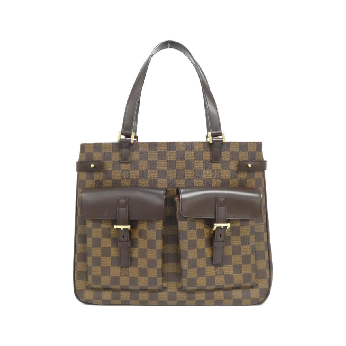 Louis Vuitton Brown Coated Canvas Handbag (Pre-Owned)