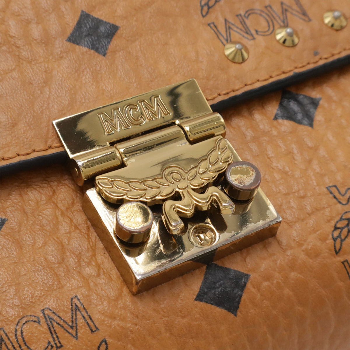 Mcm Brown Pvc Pochette Shoulder Bag (Pre-Owned)