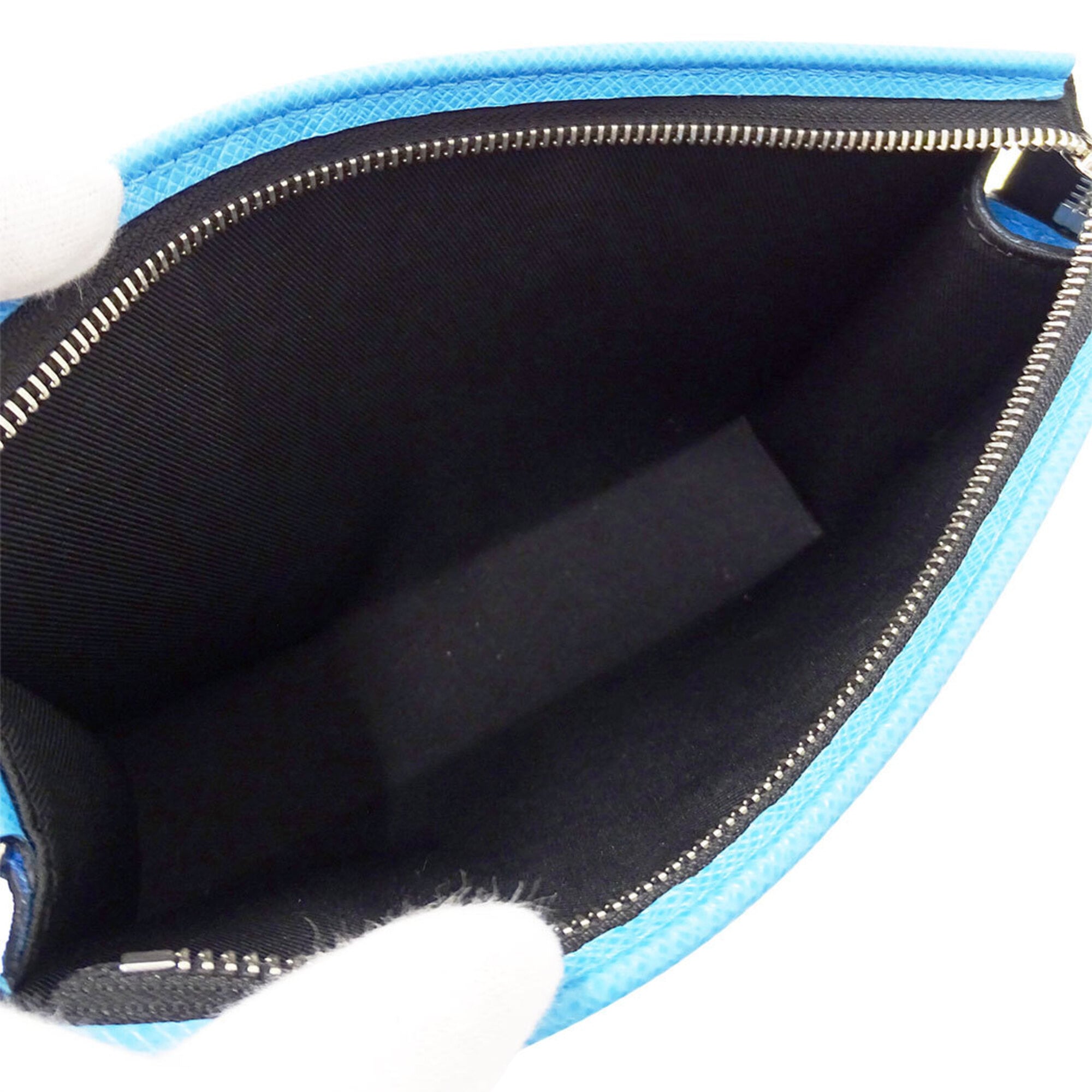 Louis Vuitton Blue Taigarama Handbag Pouch Shoulder Bag (Pre-Owned)