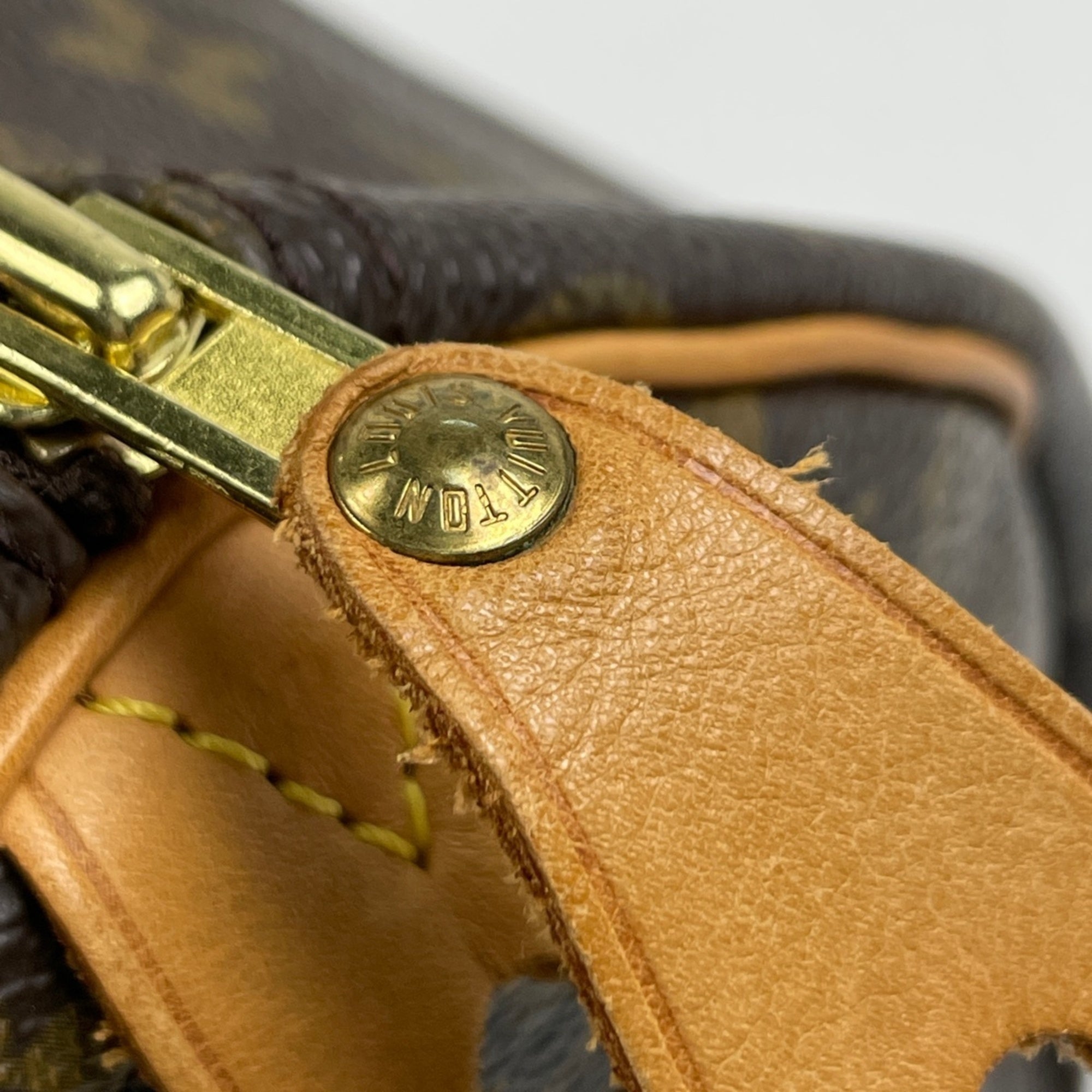 Louis Vuitton Brown Monogram Boston Bag Handbag (Pre-Owned)
