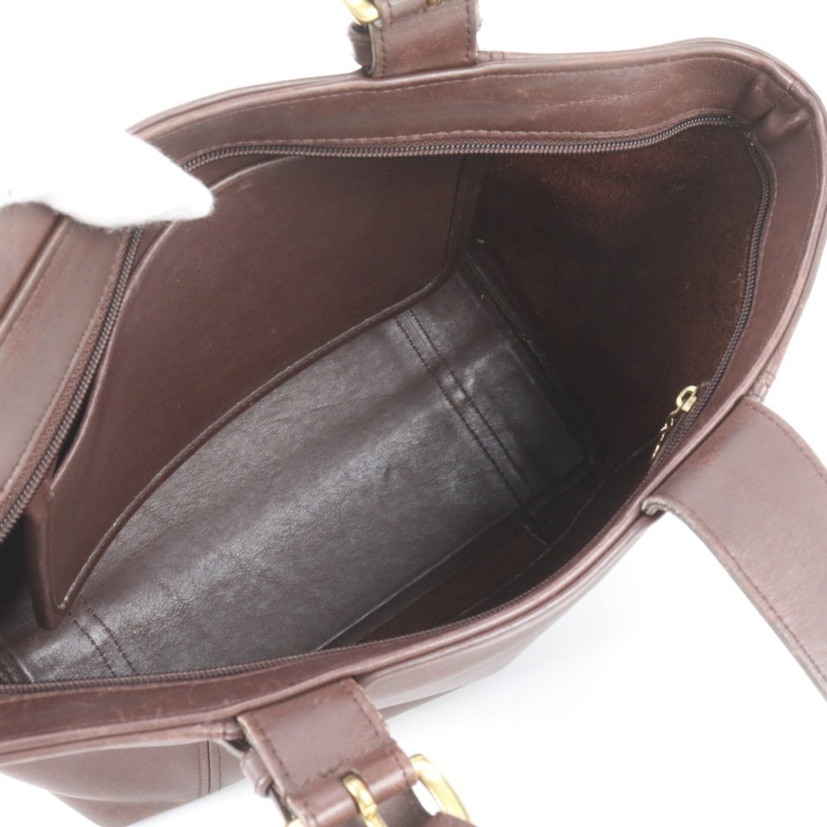 Coach Brown Leather Handbag Tote Bag (Pre-Owned)