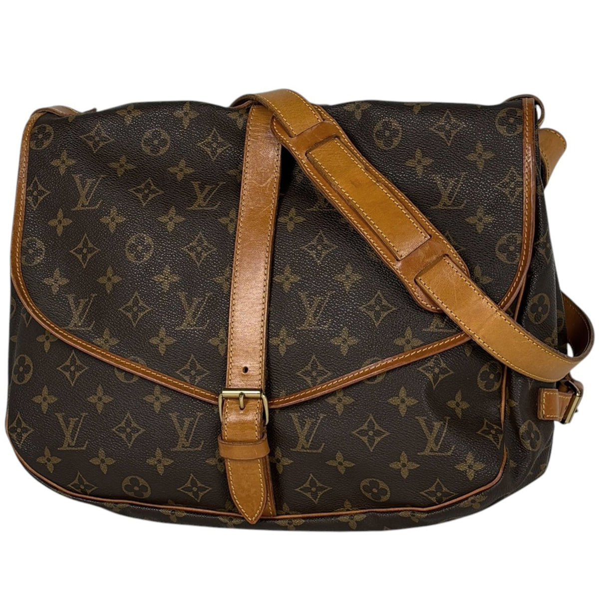 Louis Vuitton Monogram Brown Monogram Shoulder Bag (Pre-Owned)