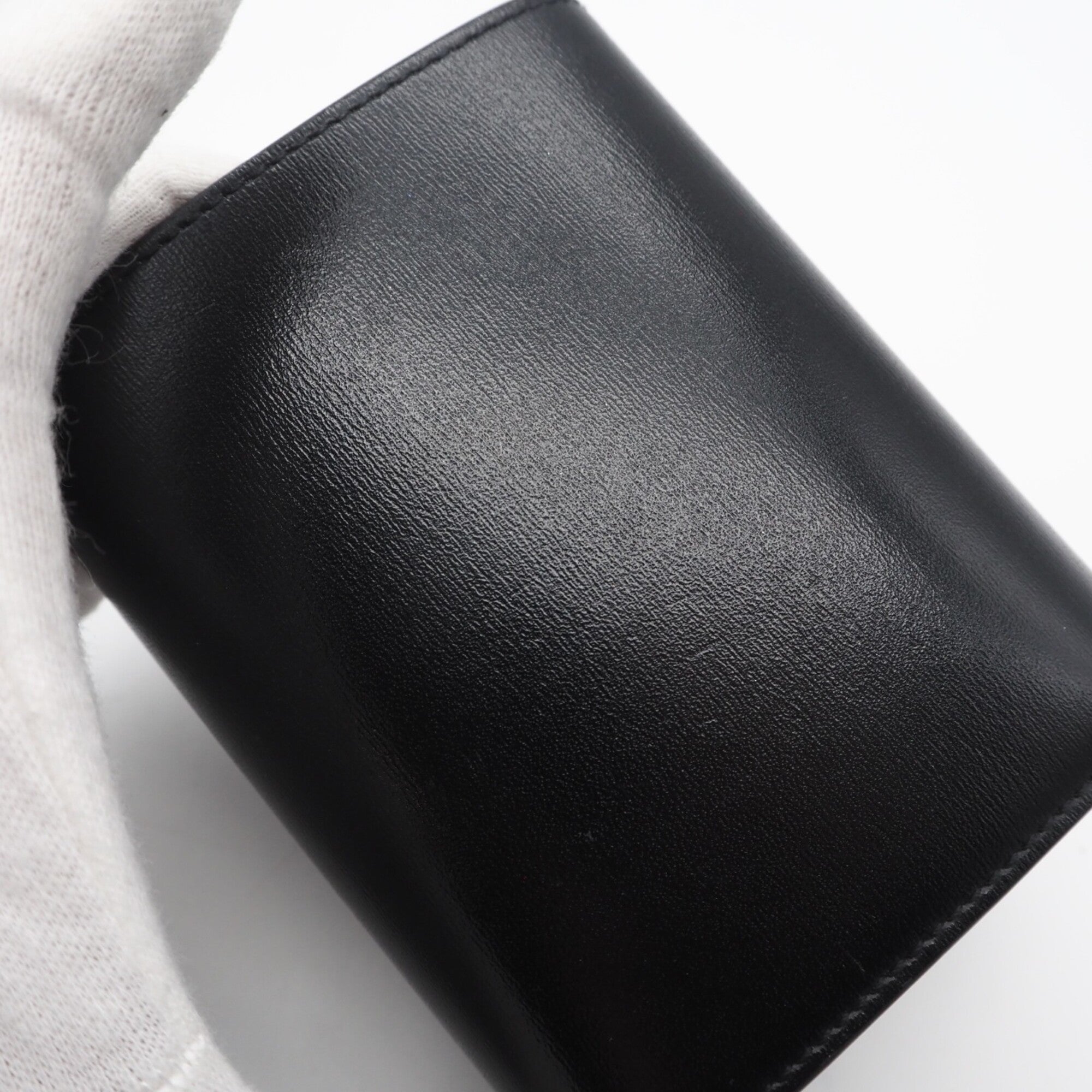 Celine Black Leather Wallet (Tri-Fold) (Pre-Owned)