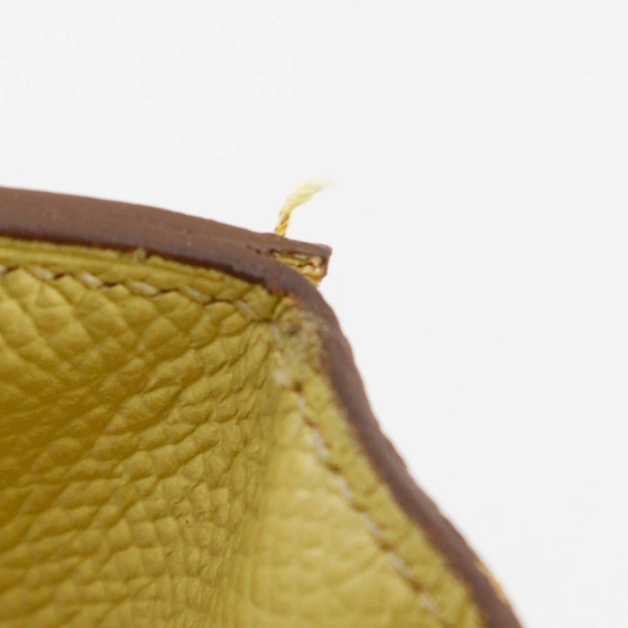 Hermes Yellow Epsom Leather Long Wallet (Bi-Fold) (Pre-Owned)