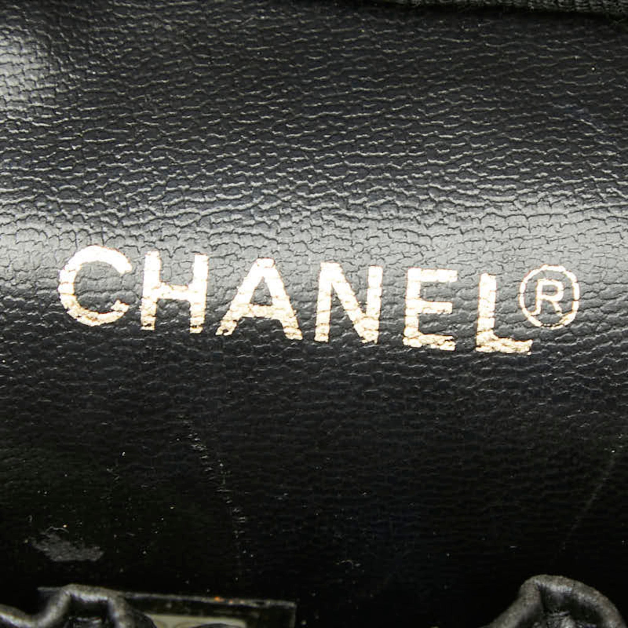 Chanel Black Grained Calfskin Vanity Bag (Pre-Owned)