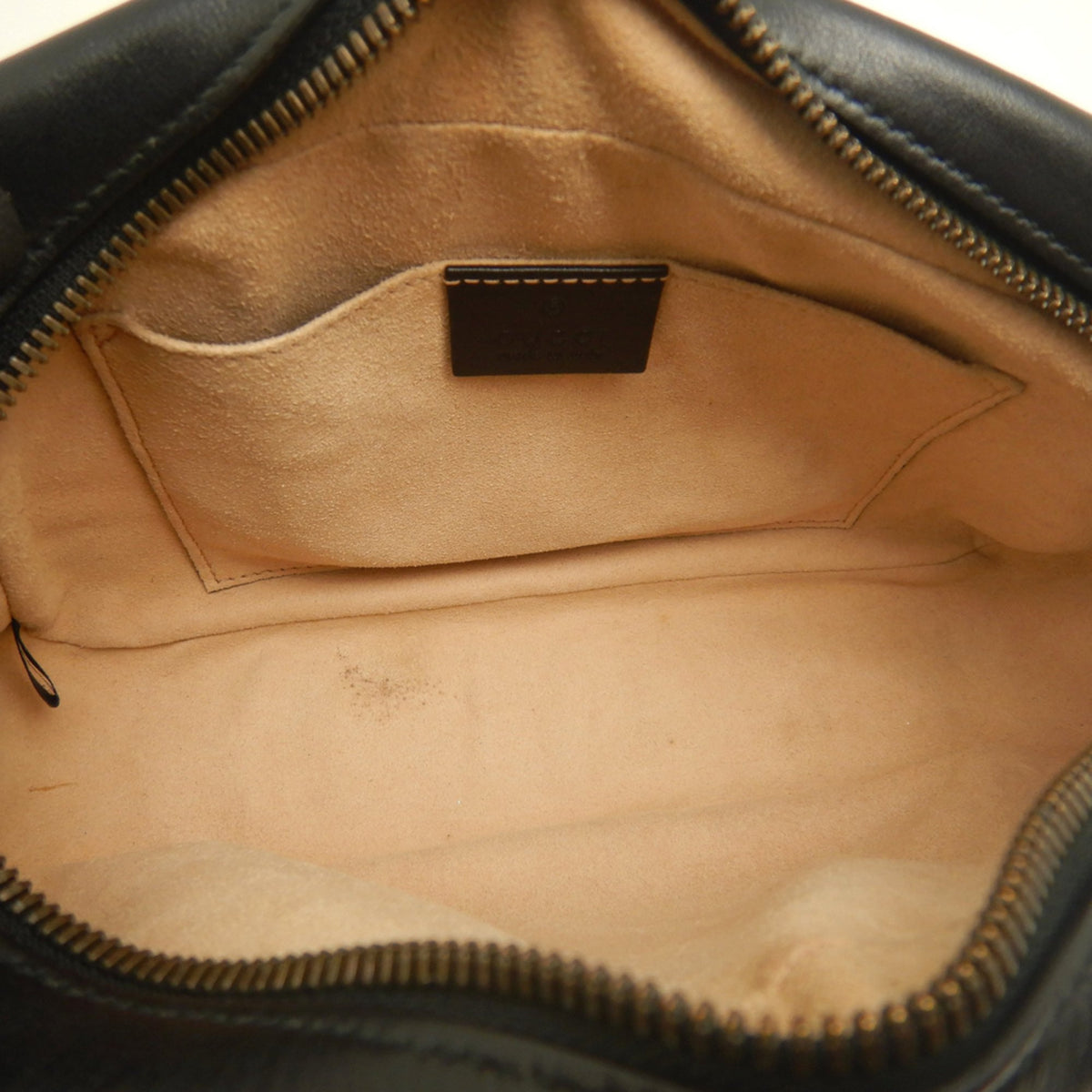 Gucci Black Leather Shoulder Bag (Pre-Owned)