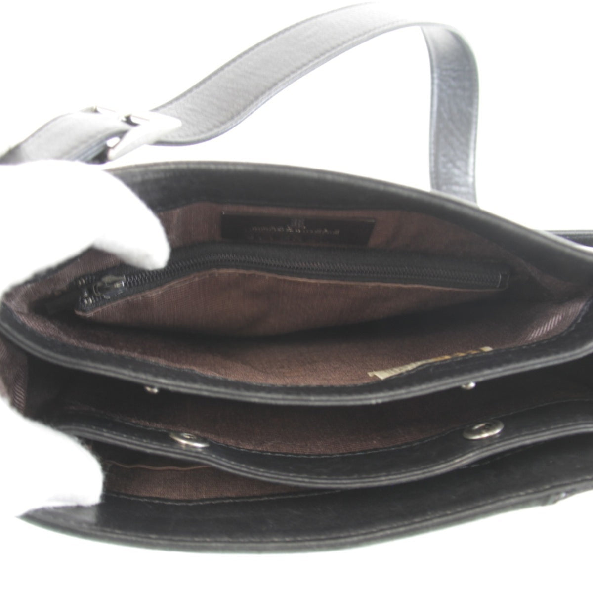 Givenchy Black Suede Leather Shoulder Bag (Pre-Owned)