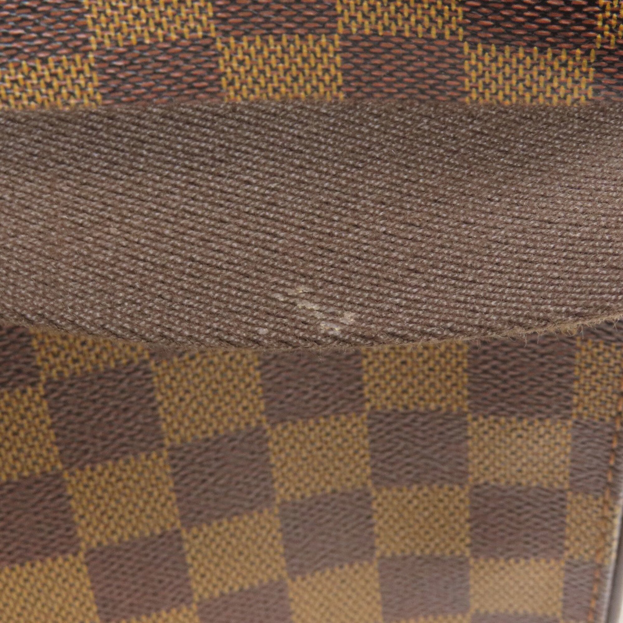 Louis Vuitton Damier Canvas Ebene Damier Canvas Shoulder Bag (Pre-Owned)