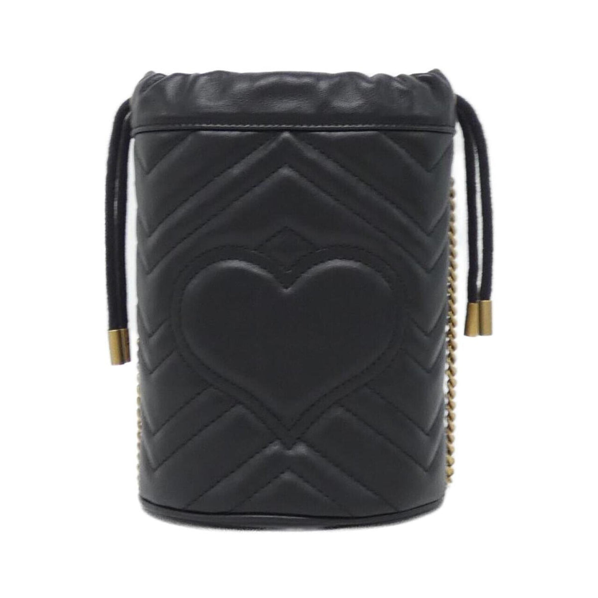 Gucci Black Quilting Leather Shoulder Bag (Pre-Owned)