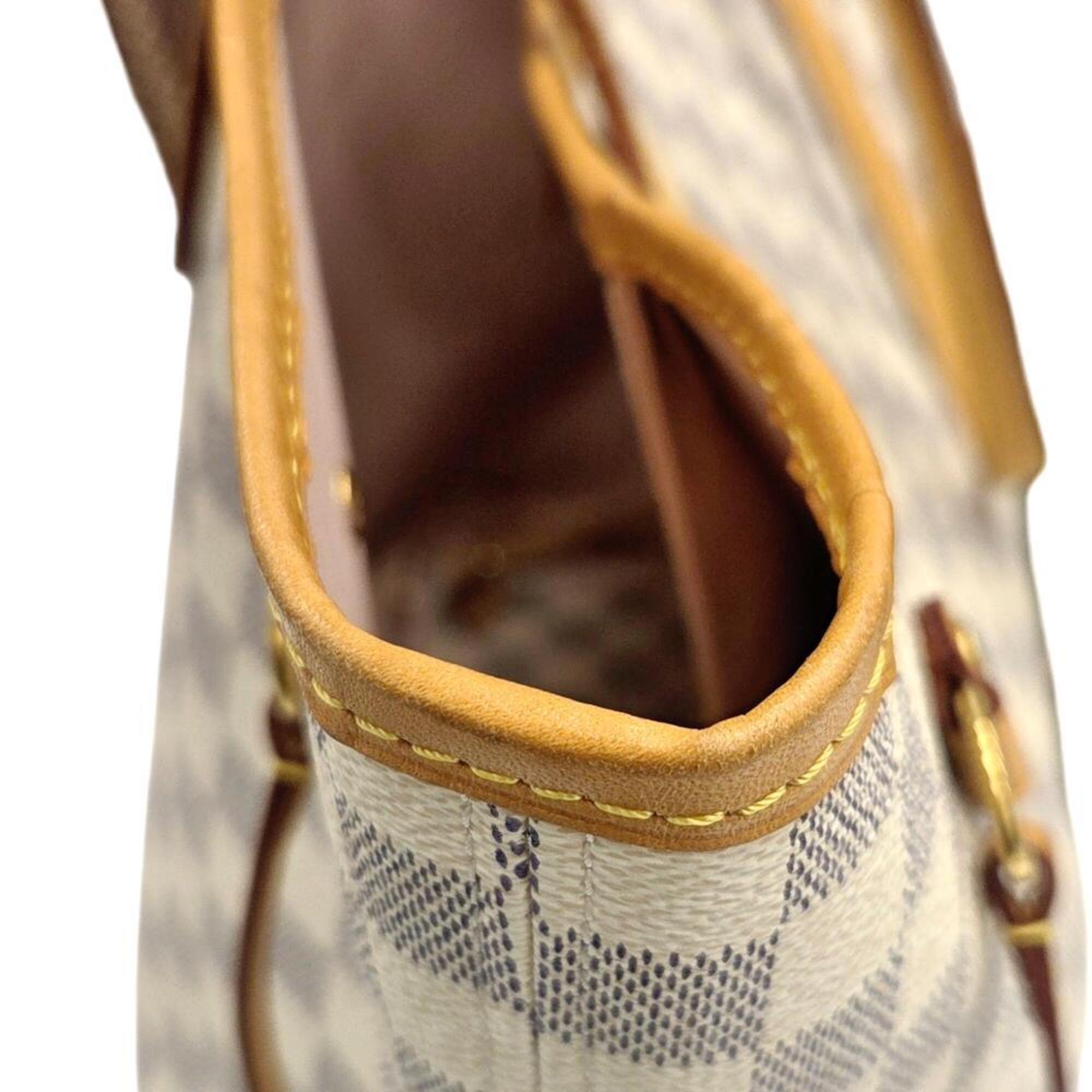 Louis Vuitton White Damier Azur Pouch Shoulder Bag (Pre-Owned)