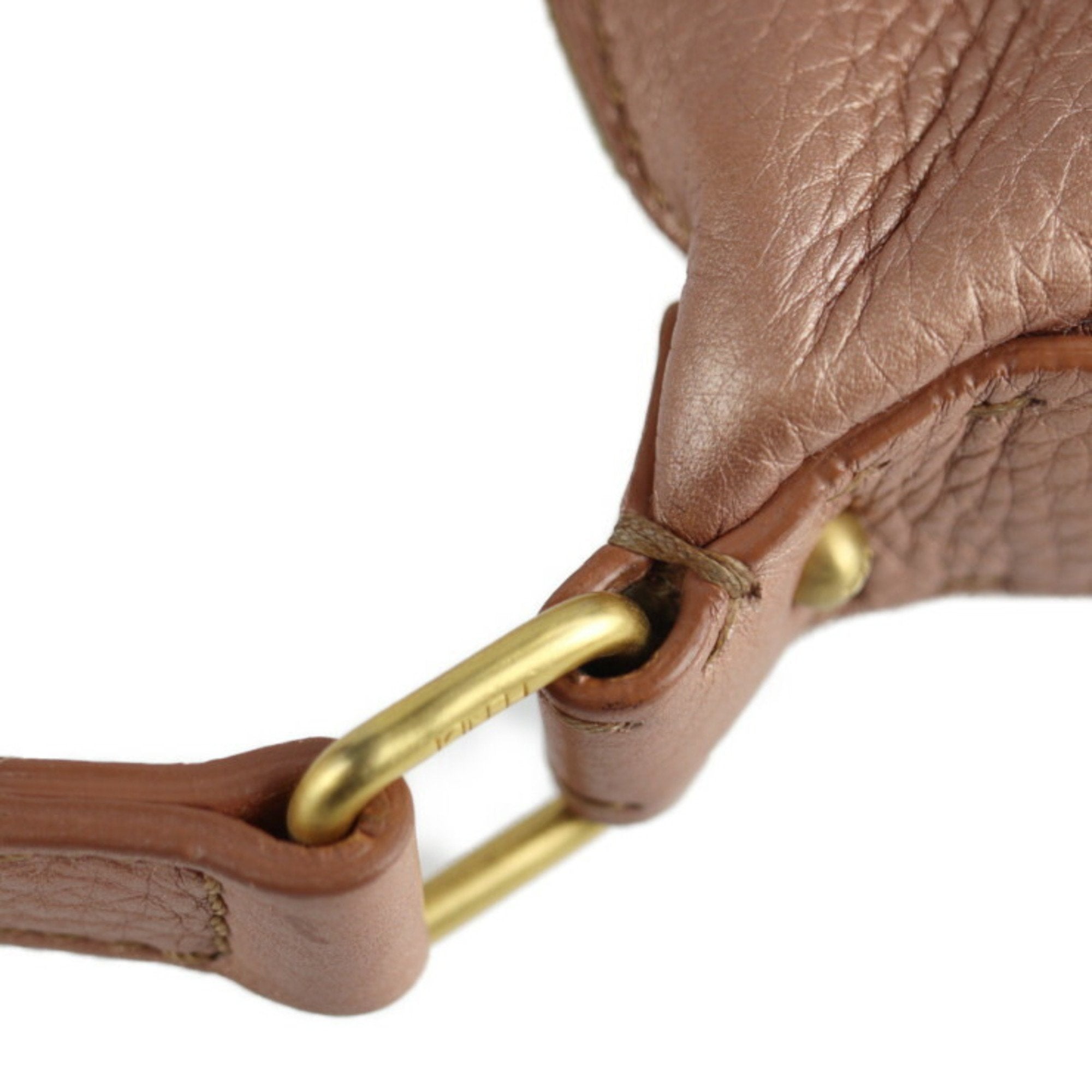 Fendi Selleria Metallic Pink Leather Messenger Bag Shopping Bag Shoulder Bag (Pre-Owned)