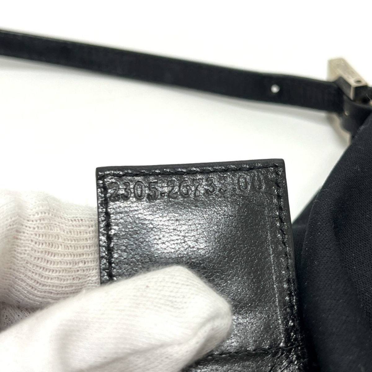 Fendi Black Satin Handbag (Pre-Owned)
