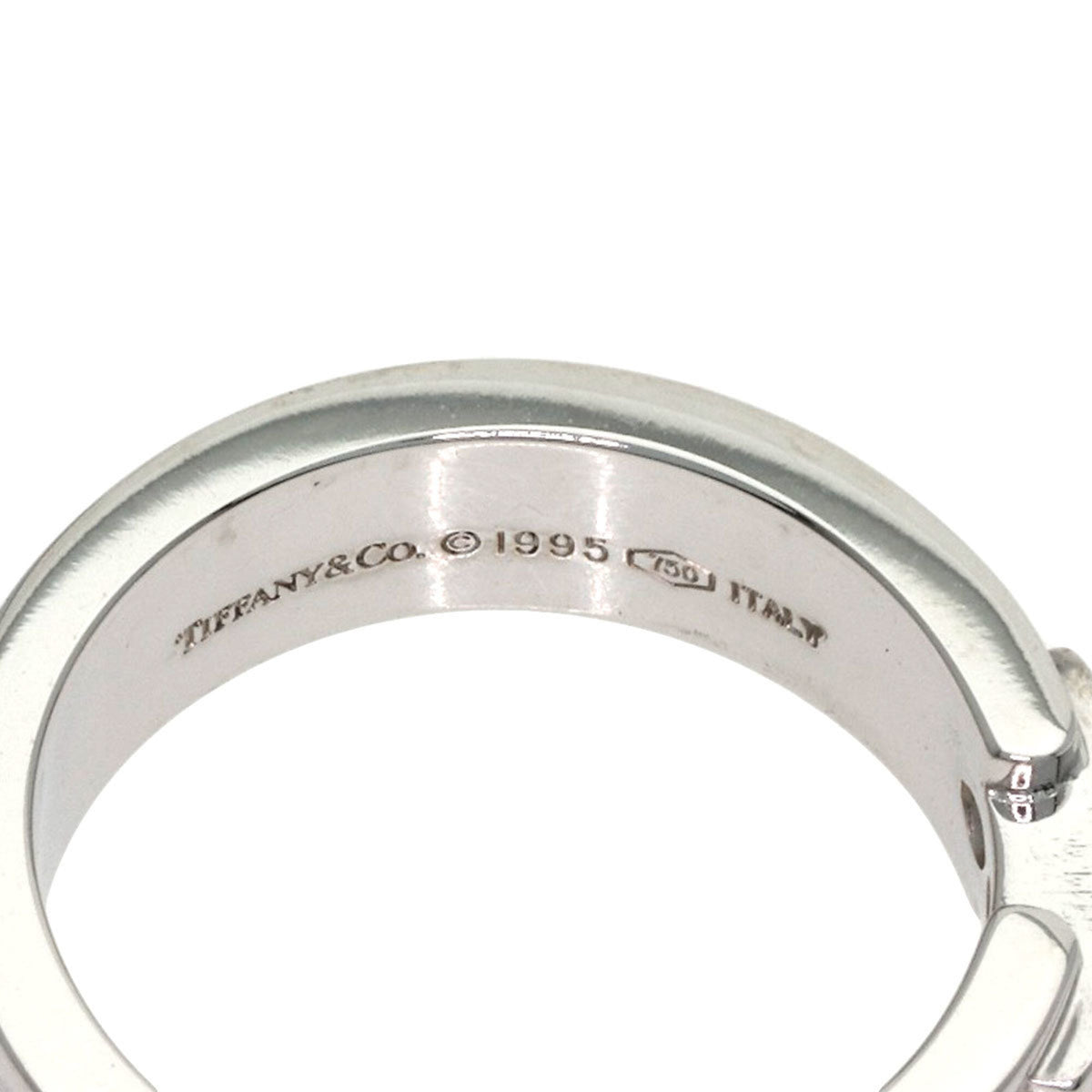 Tiffany White Gold (18K) Band Ring (Pre-Owned)
