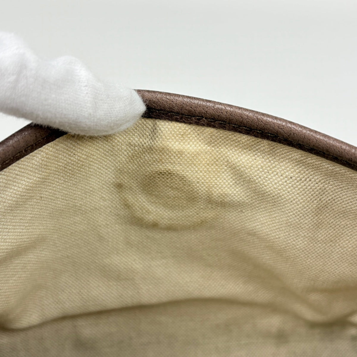 Gucci Brown Coated Canvas Leather Fanny Pack Sling Bag (Pre-Owned)