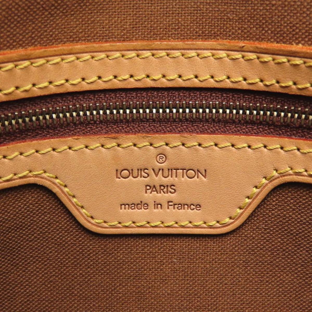 Louis Vuitton Brown Monogram Canvas Handbag (Pre-Owned)