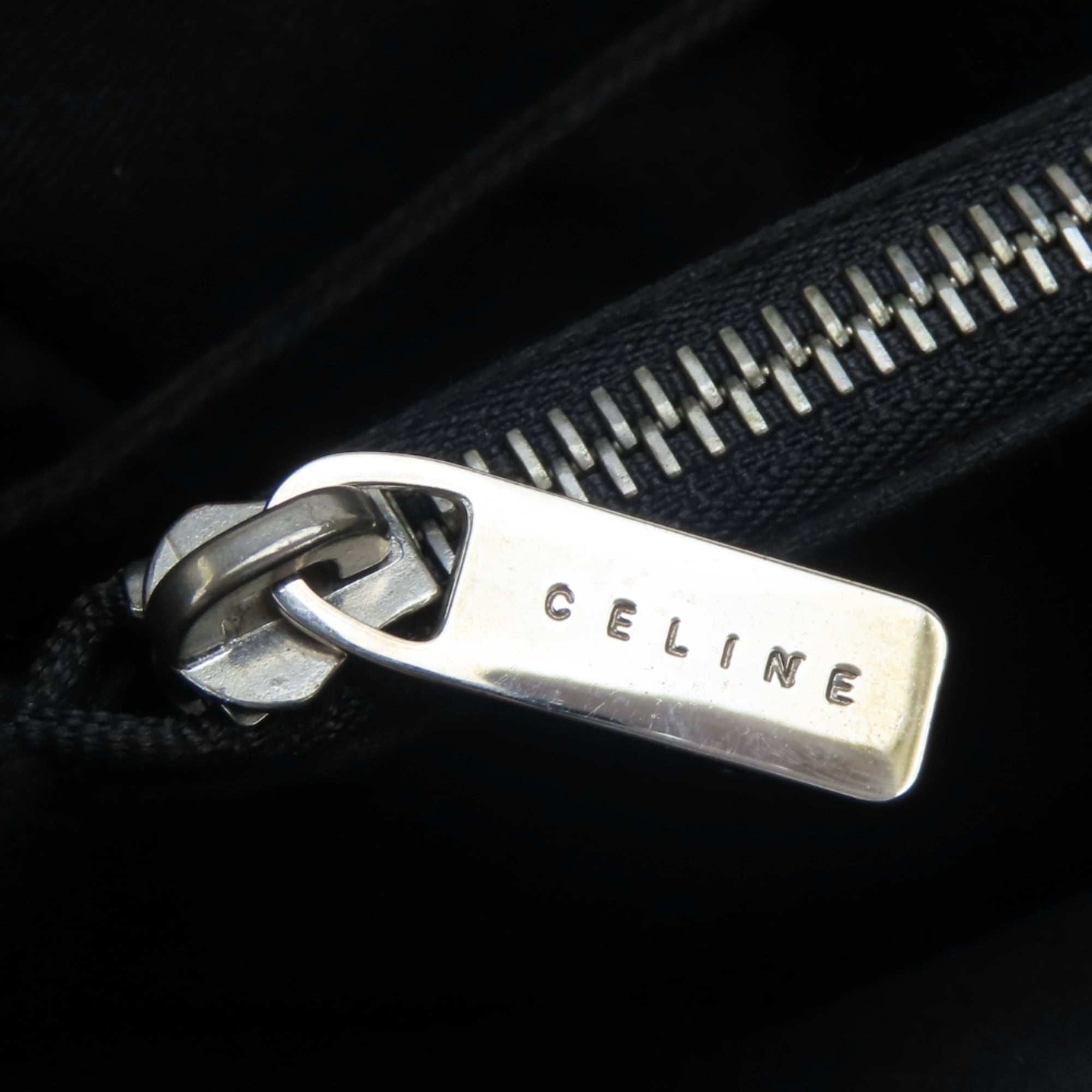 Celine Macadam Black Gray Tote Bag (Pre-Owned)