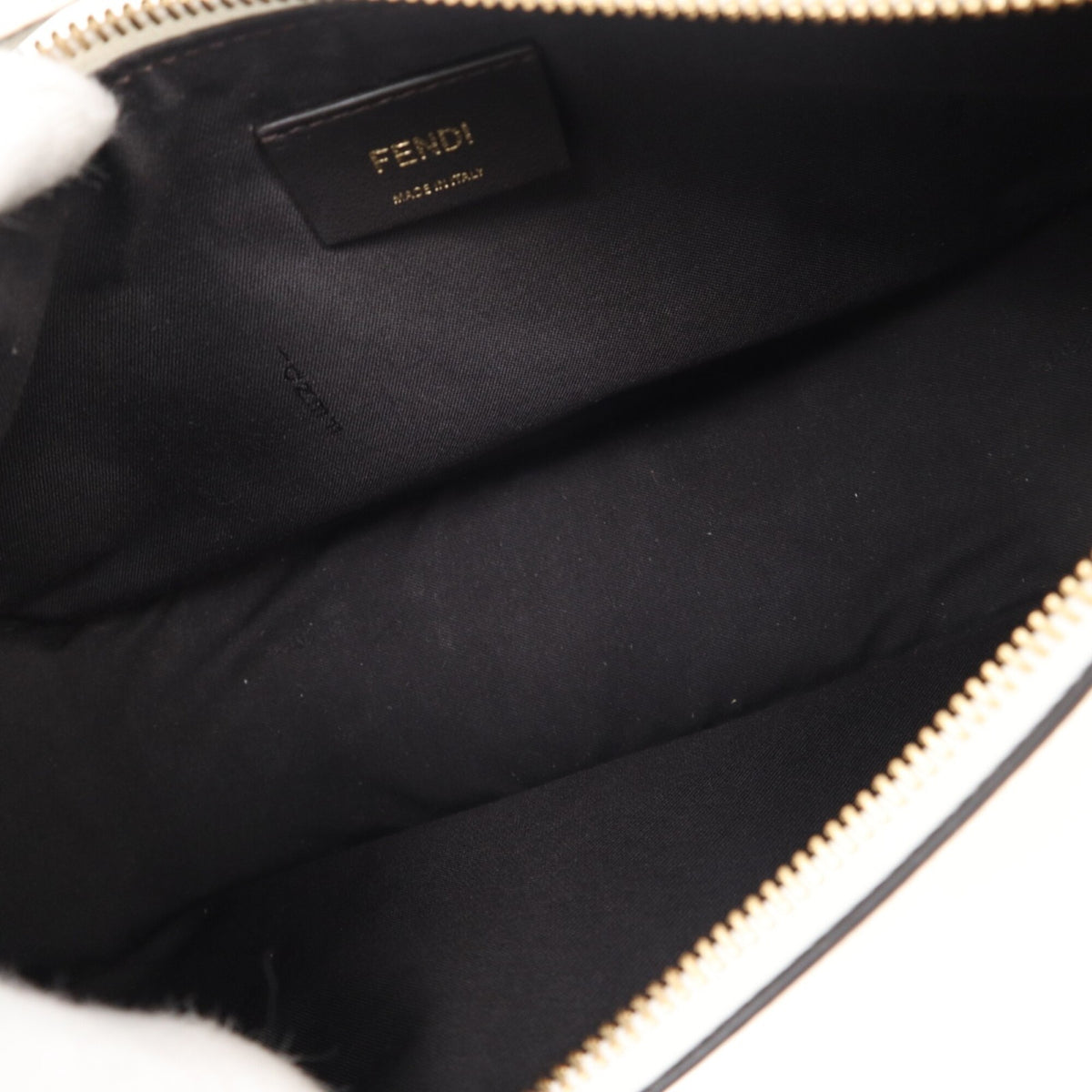 Fendi White Leather Handbag (Pre-Owned)