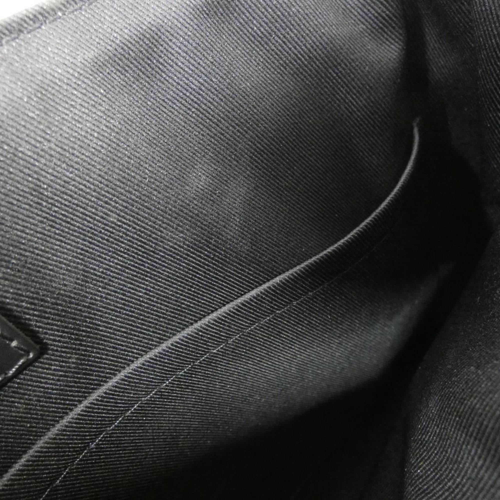 Louis Vuitton Black Cobalt Coated Canvas Shoulder Bag (Pre-Owned)