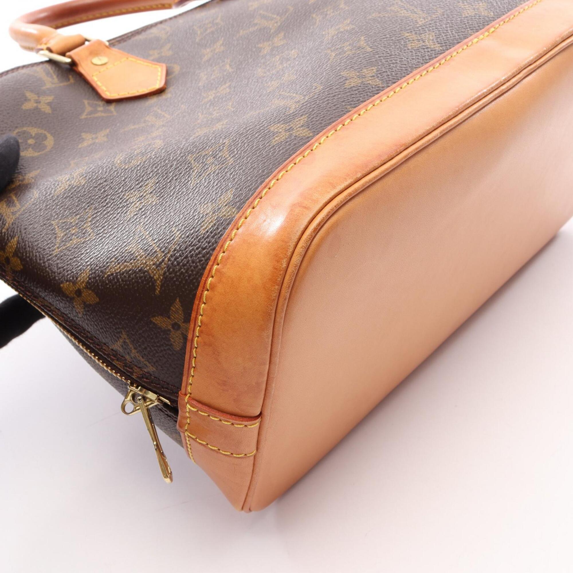 Louis Vuitton Brown Pvc Leather Handbag (Pre-Owned)