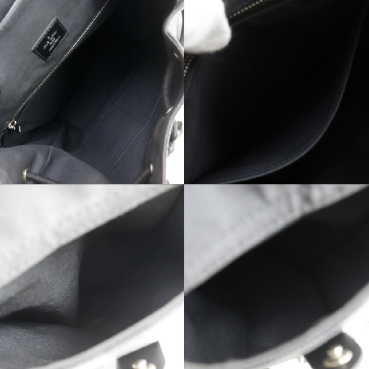 Louis Vuitton Black Damier Graphite Canvas Backpack (Pre-Owned)